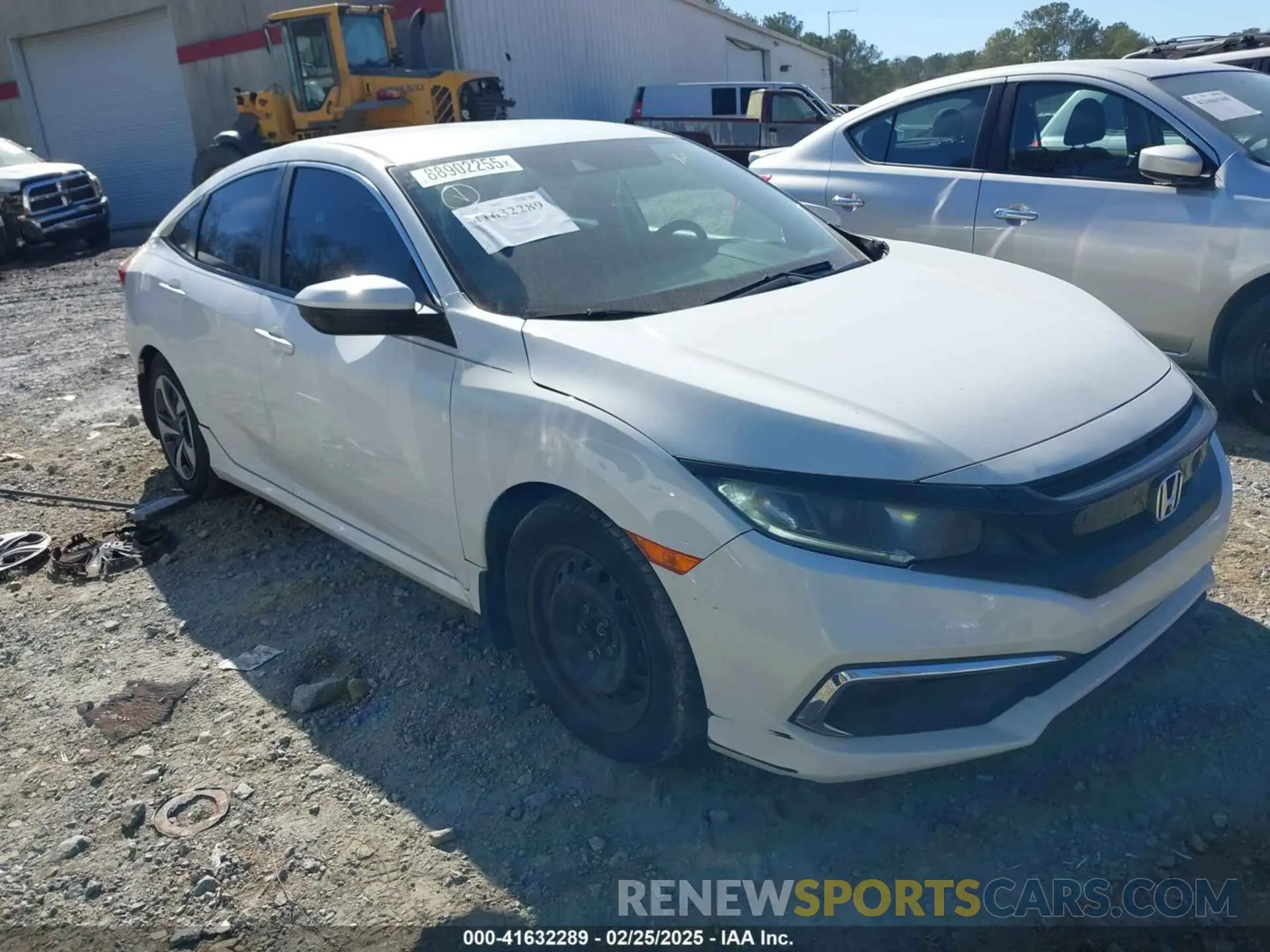 1 Photograph of a damaged car 19XFC2F62KE035433 HONDA CIVIC 2019