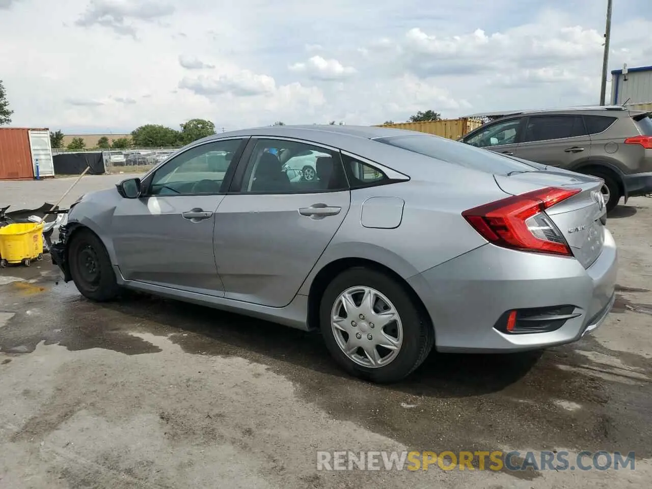2 Photograph of a damaged car 19XFC2F62KE042446 HONDA CIVIC 2019