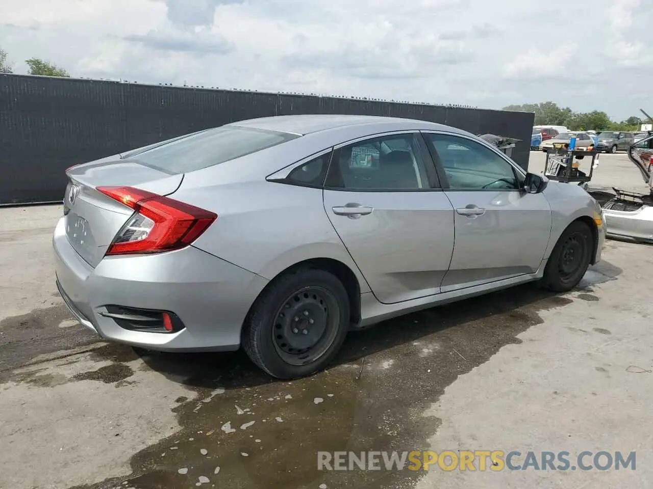 3 Photograph of a damaged car 19XFC2F62KE042446 HONDA CIVIC 2019