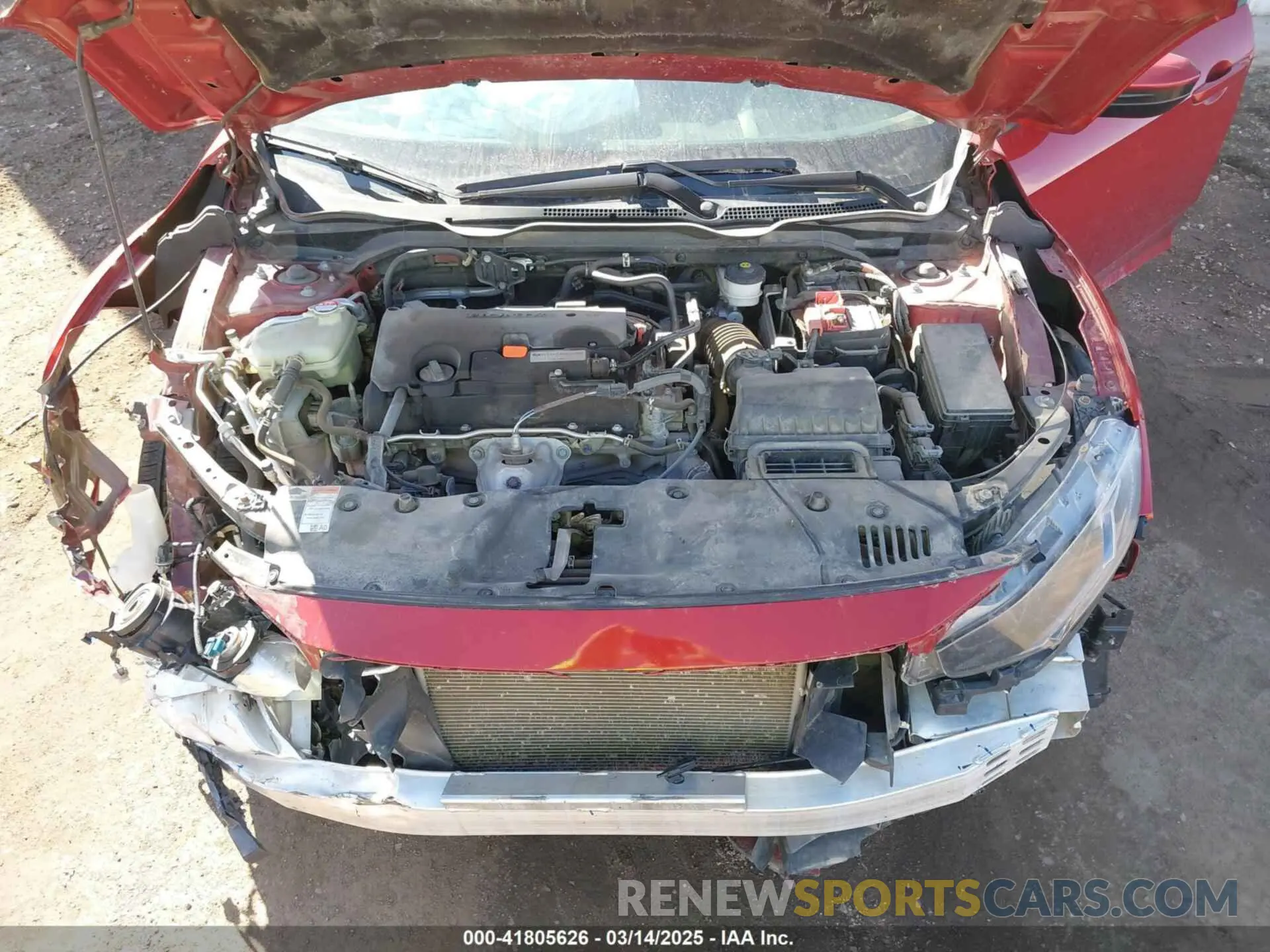 10 Photograph of a damaged car 19XFC2F62KE049672 HONDA CIVIC 2019