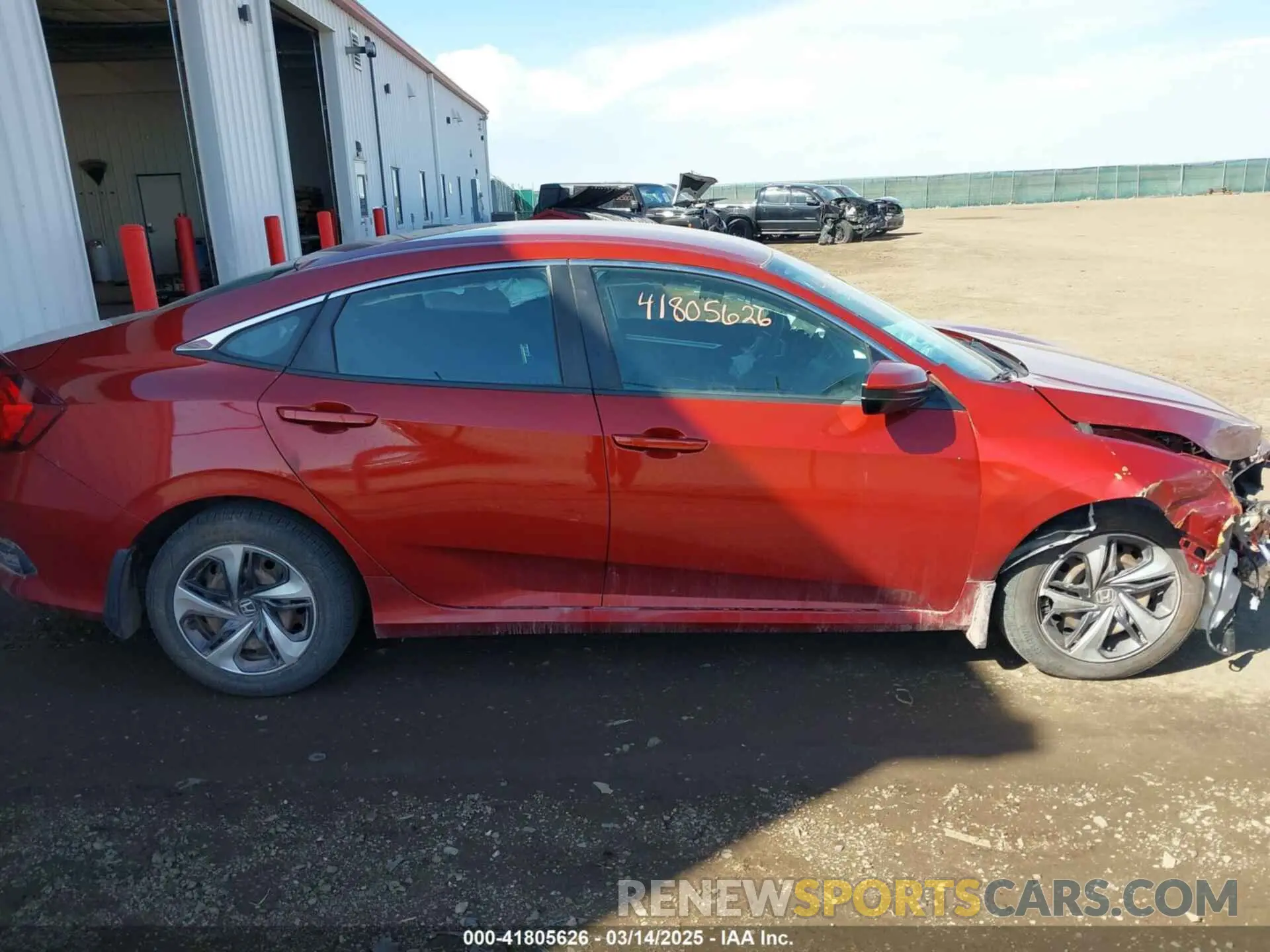14 Photograph of a damaged car 19XFC2F62KE049672 HONDA CIVIC 2019