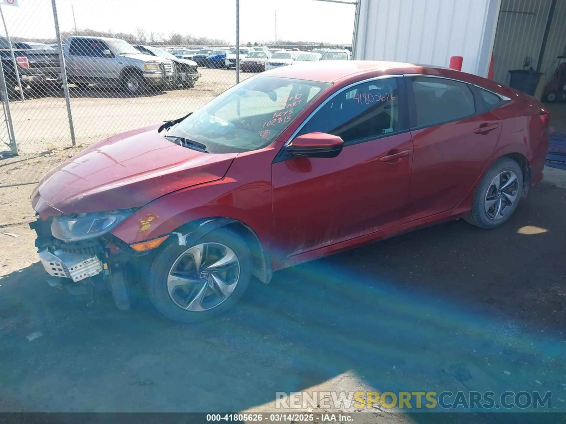 2 Photograph of a damaged car 19XFC2F62KE049672 HONDA CIVIC 2019