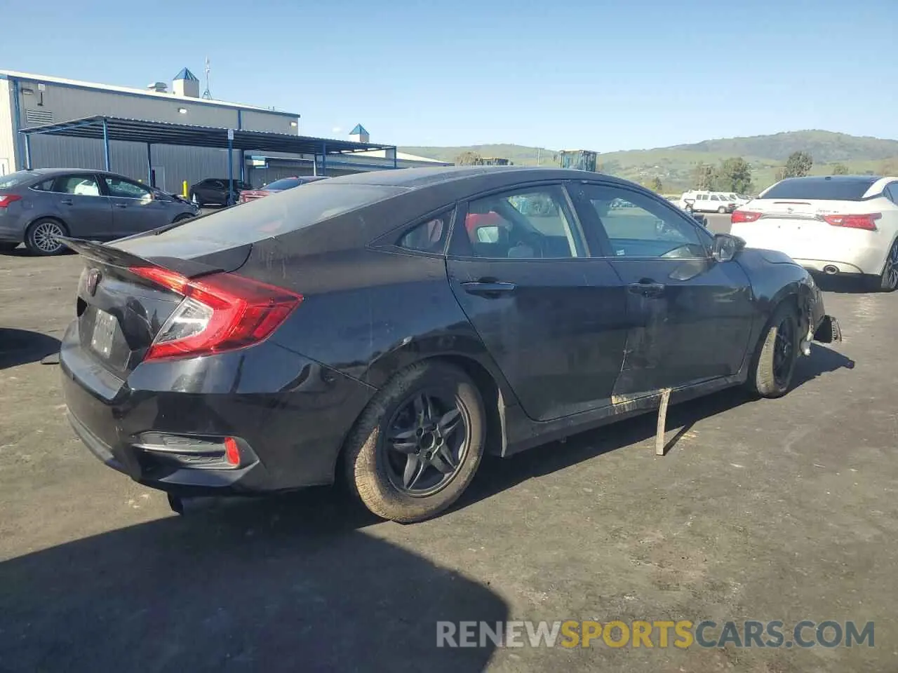 3 Photograph of a damaged car 19XFC2F62KE202065 HONDA CIVIC 2019