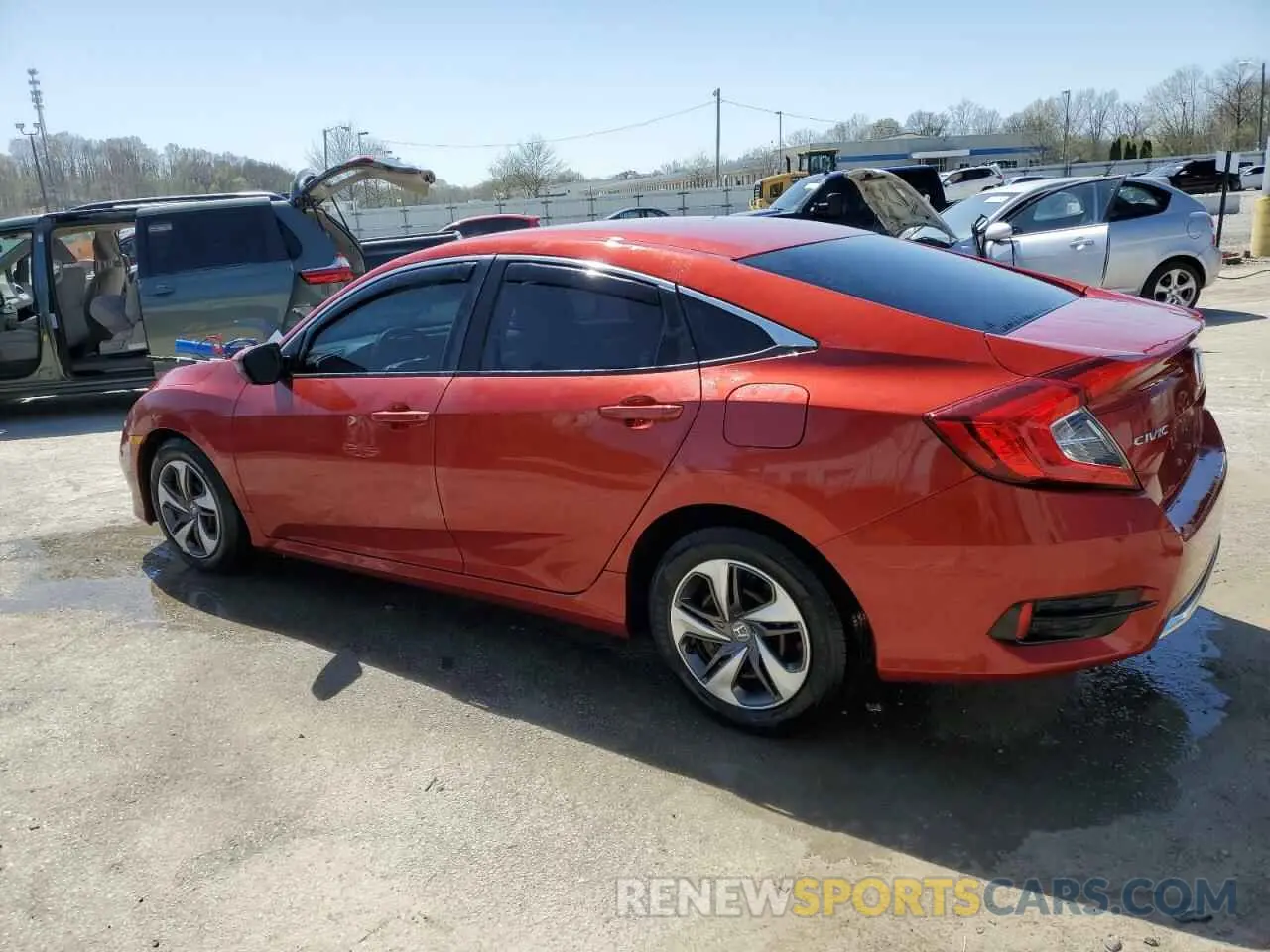 2 Photograph of a damaged car 19XFC2F62KE212904 HONDA CIVIC 2019