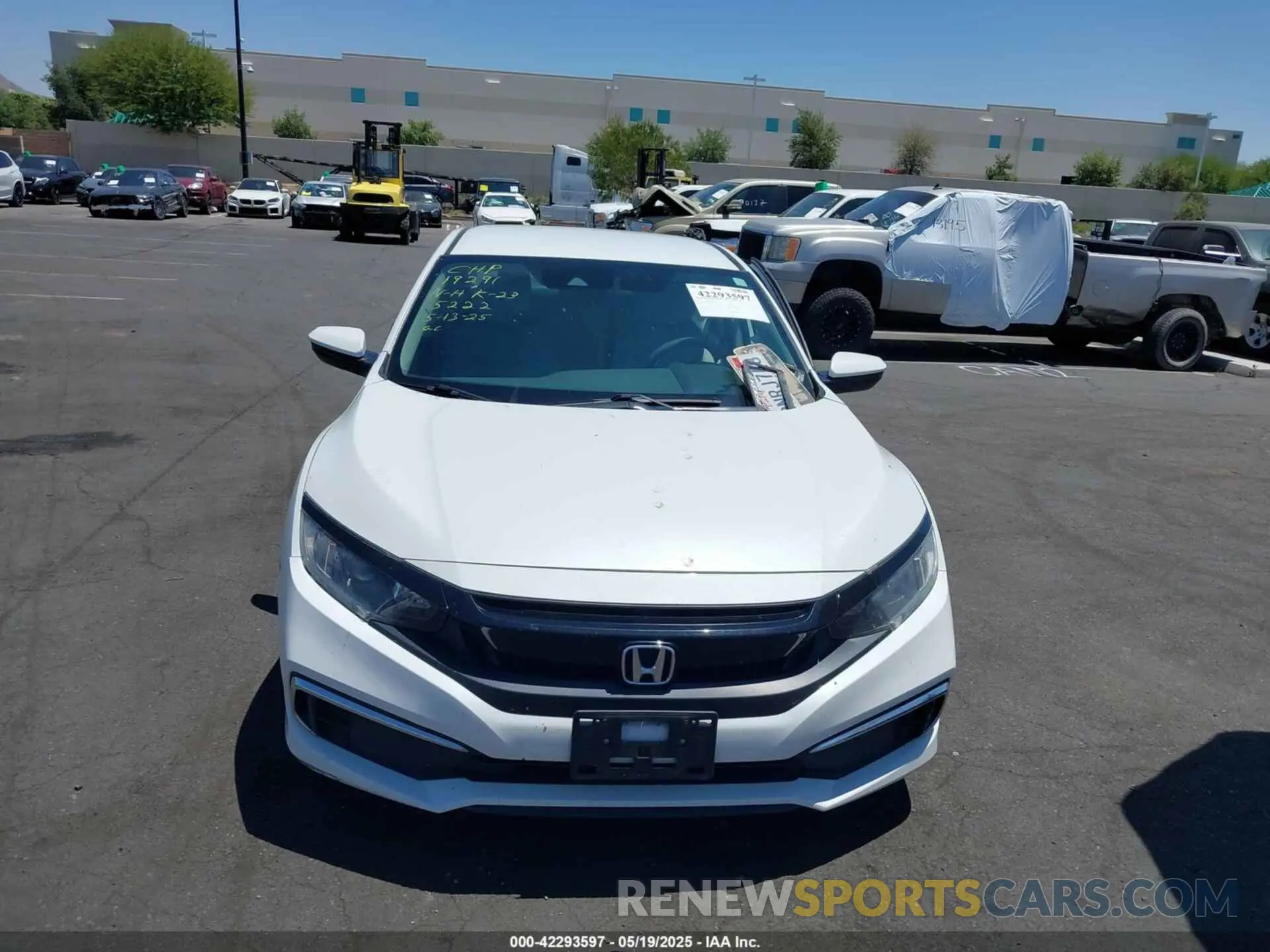 12 Photograph of a damaged car 19XFC2F62KE215222 HONDA CIVIC 2019