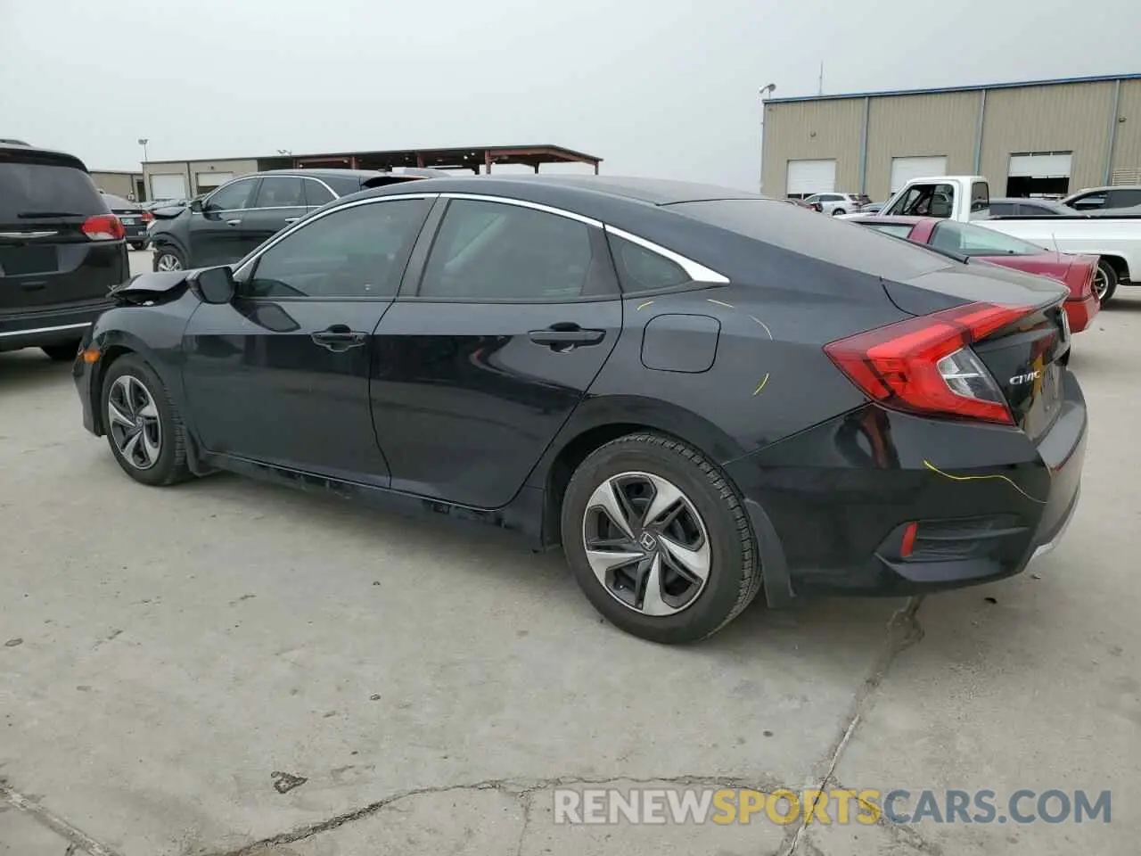 2 Photograph of a damaged car 19XFC2F63KE000643 HONDA CIVIC 2019