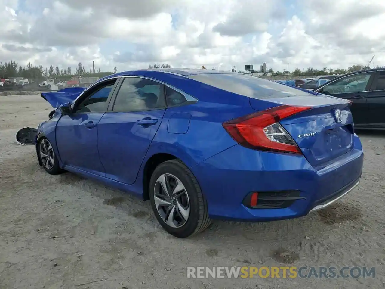 2 Photograph of a damaged car 19XFC2F63KE007267 HONDA CIVIC 2019