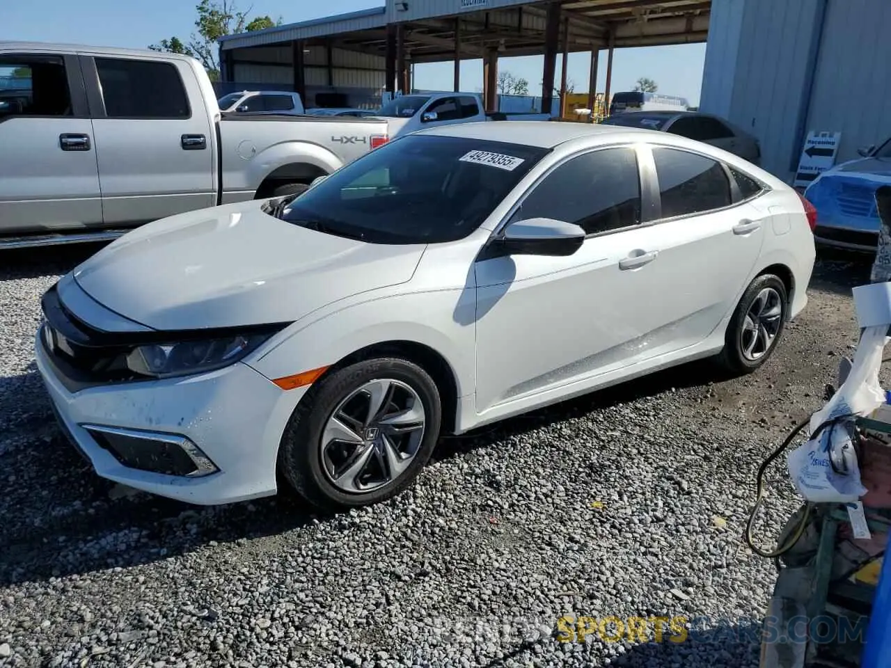 1 Photograph of a damaged car 19XFC2F63KE011402 HONDA CIVIC 2019