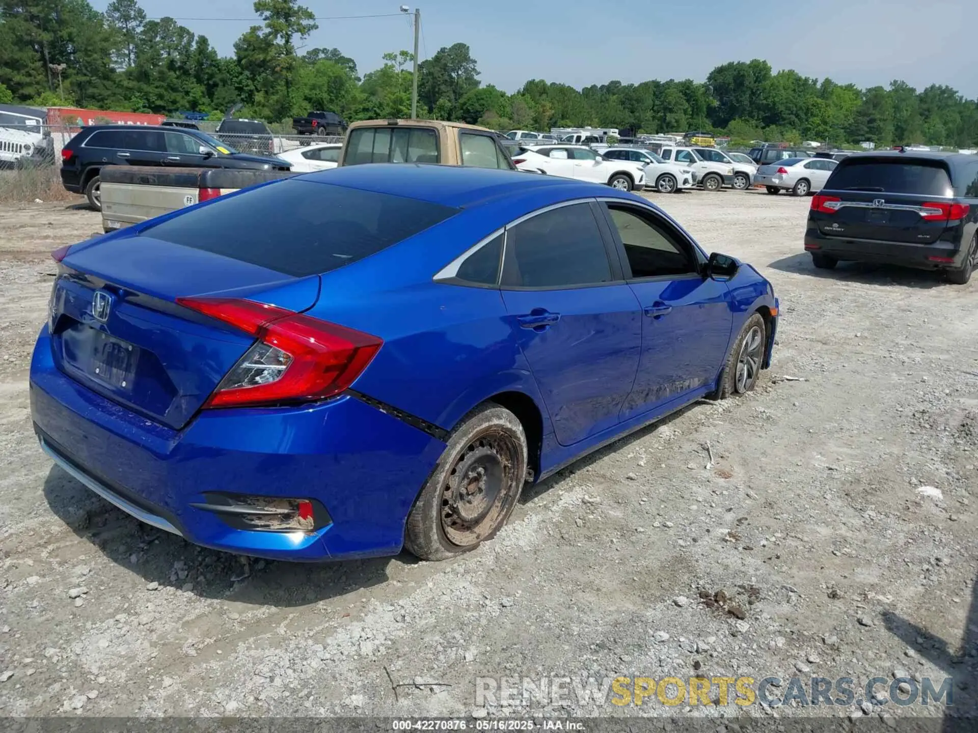 4 Photograph of a damaged car 19XFC2F63KE022254 HONDA CIVIC 2019
