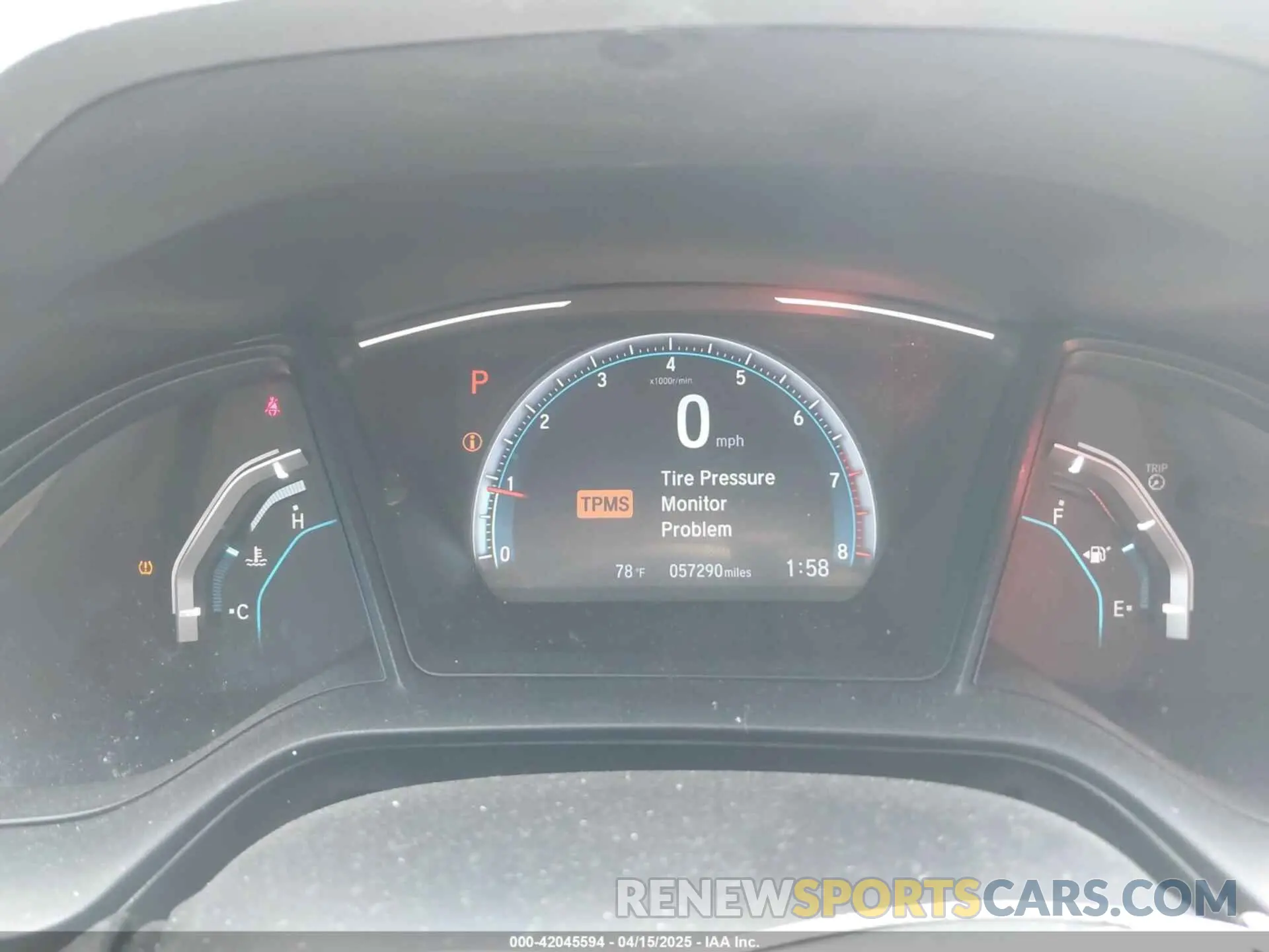 7 Photograph of a damaged car 19XFC2F63KE025722 HONDA CIVIC 2019