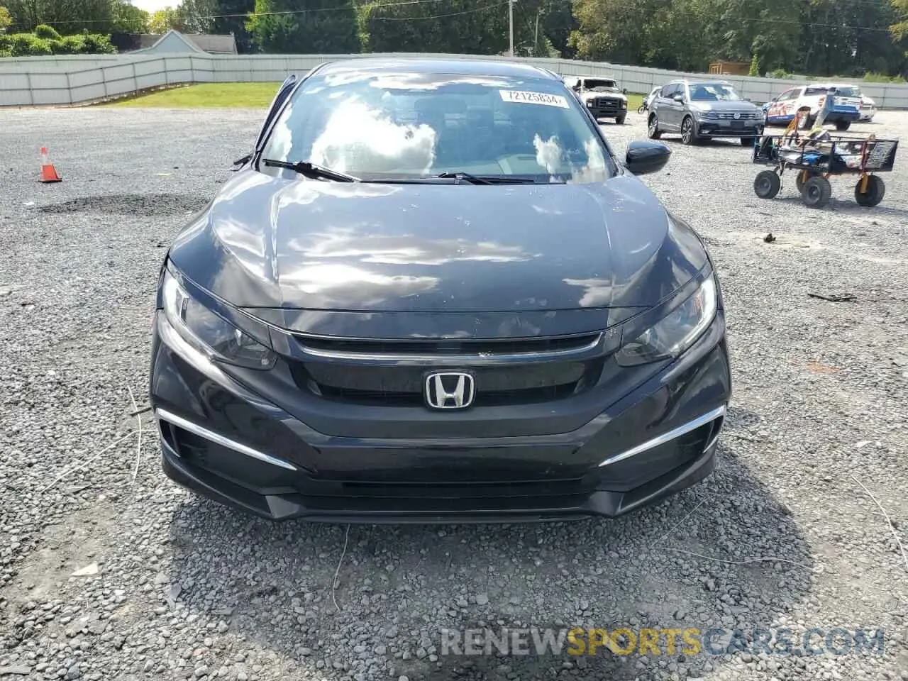 5 Photograph of a damaged car 19XFC2F63KE030905 HONDA CIVIC 2019