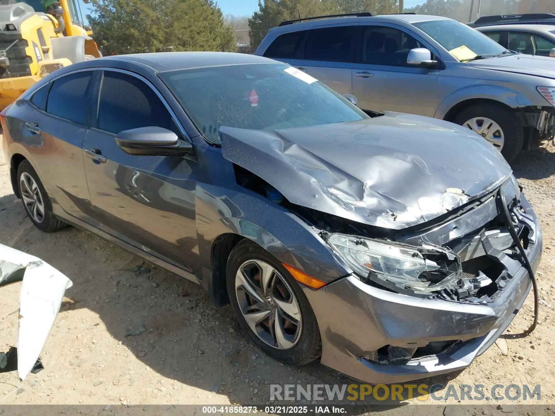1 Photograph of a damaged car 19XFC2F63KE032993 HONDA CIVIC 2019