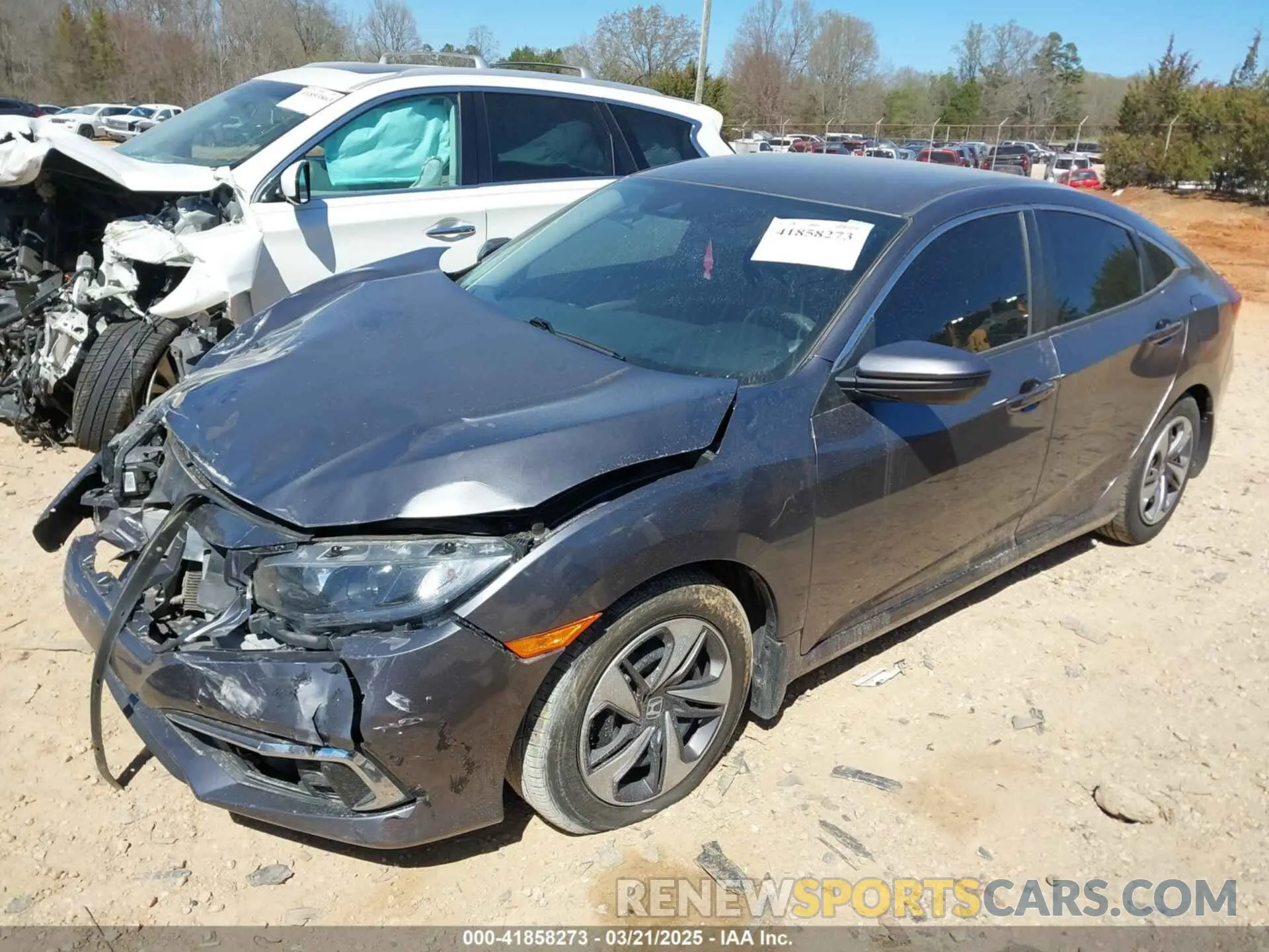 2 Photograph of a damaged car 19XFC2F63KE032993 HONDA CIVIC 2019
