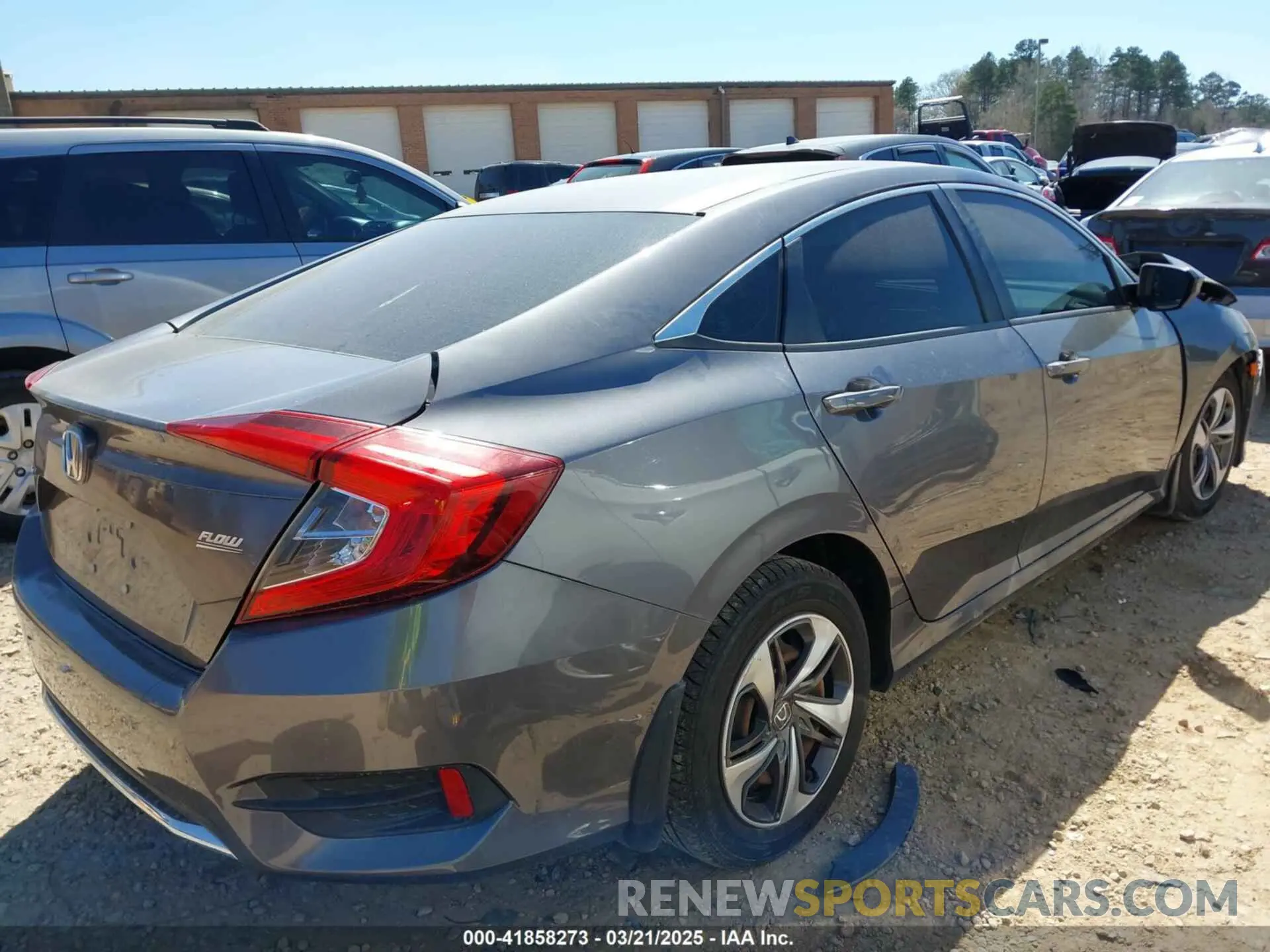 4 Photograph of a damaged car 19XFC2F63KE032993 HONDA CIVIC 2019
