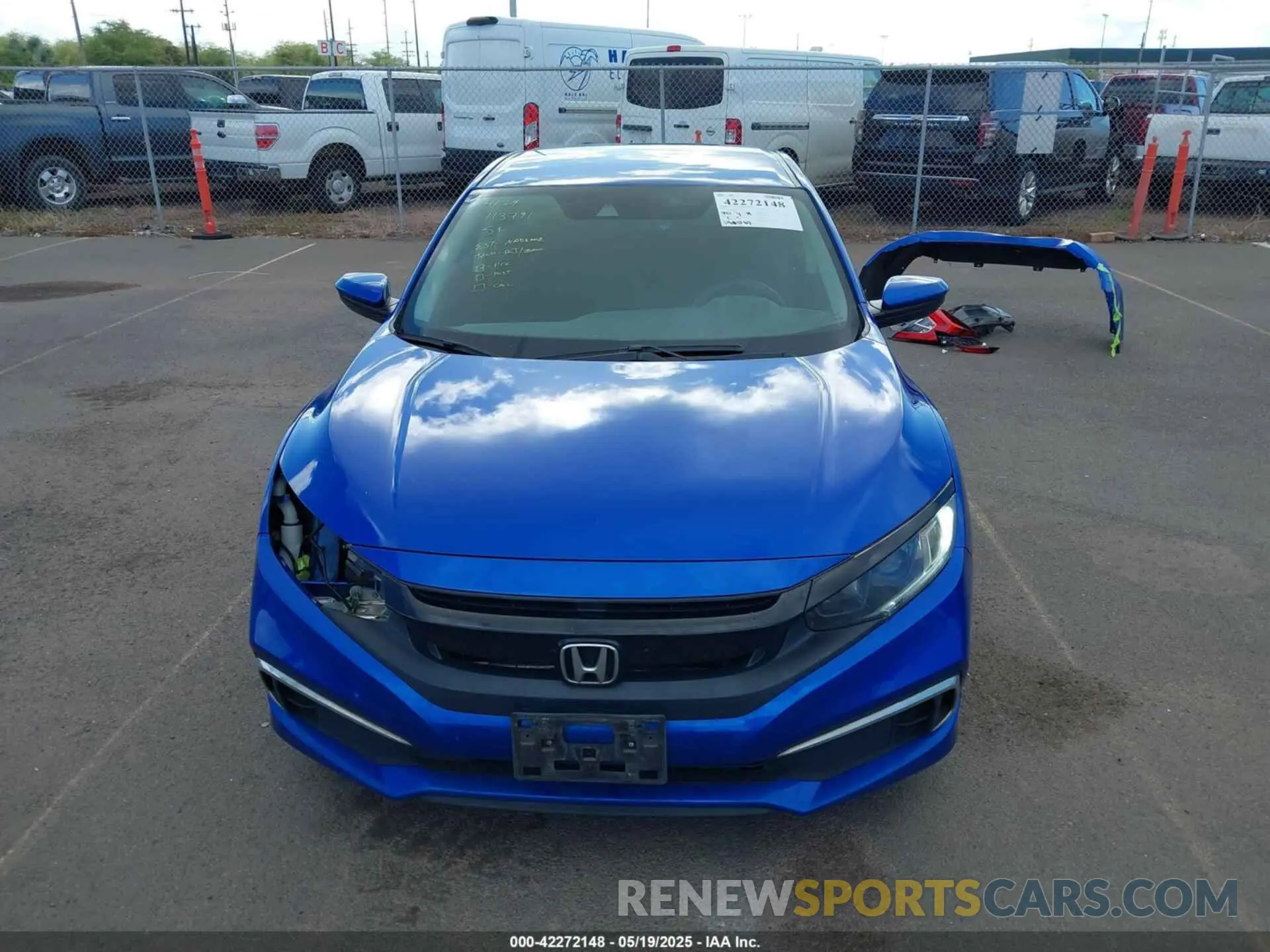 13 Photograph of a damaged car 19XFC2F63KE035117 HONDA CIVIC 2019