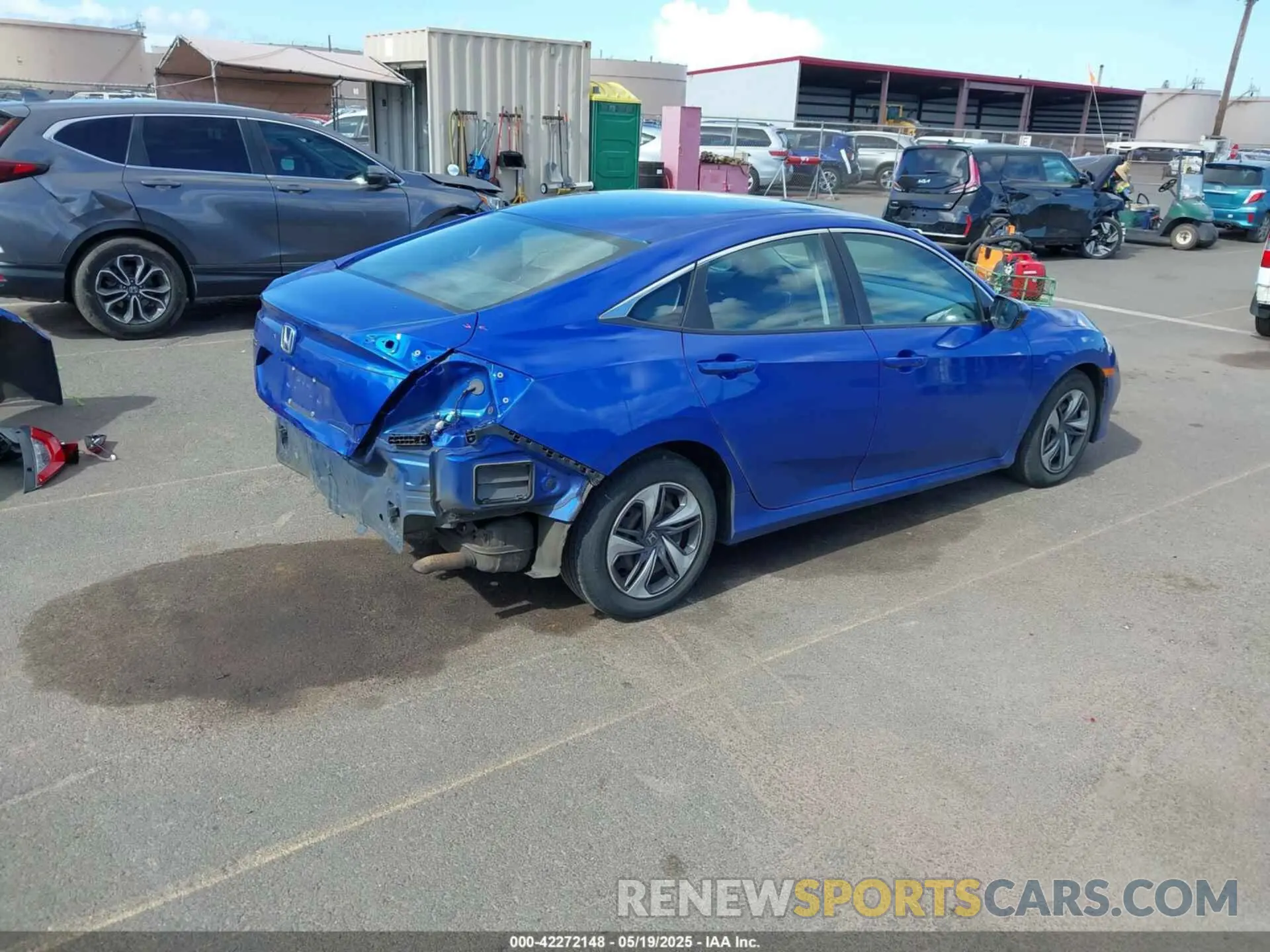 4 Photograph of a damaged car 19XFC2F63KE035117 HONDA CIVIC 2019