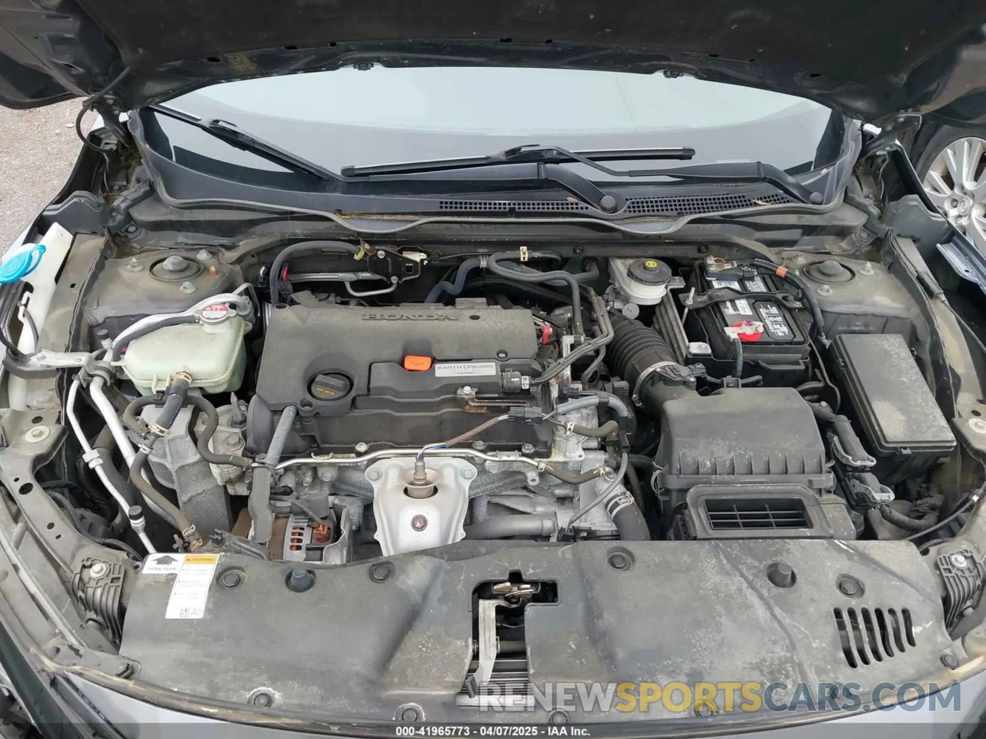 10 Photograph of a damaged car 19XFC2F63KE041449 HONDA CIVIC 2019