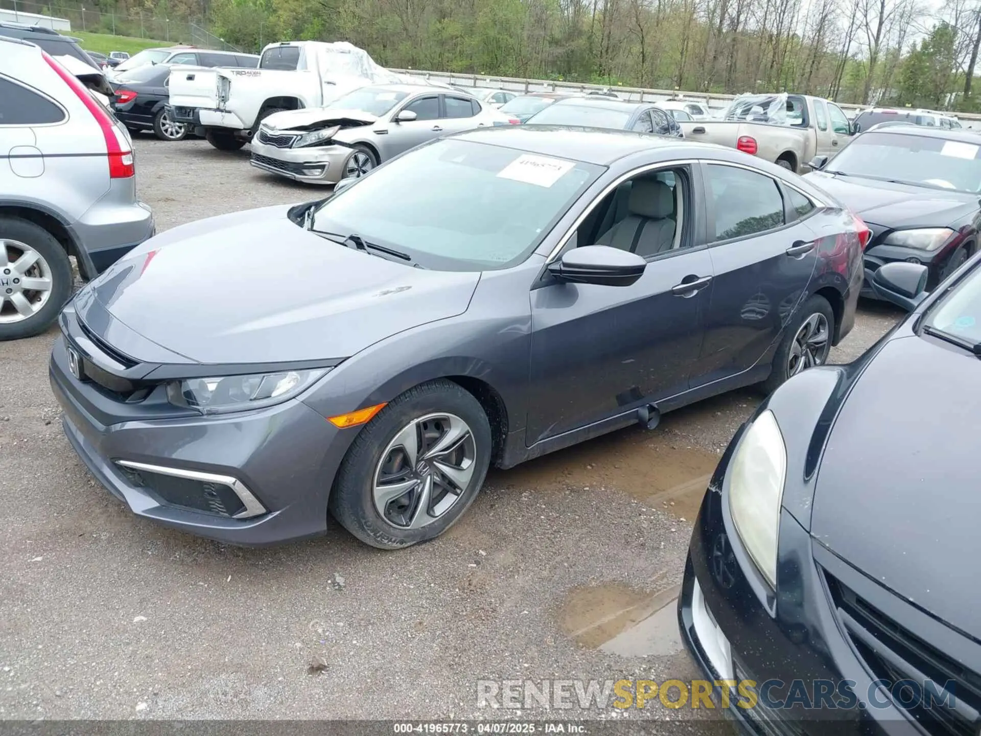 2 Photograph of a damaged car 19XFC2F63KE041449 HONDA CIVIC 2019