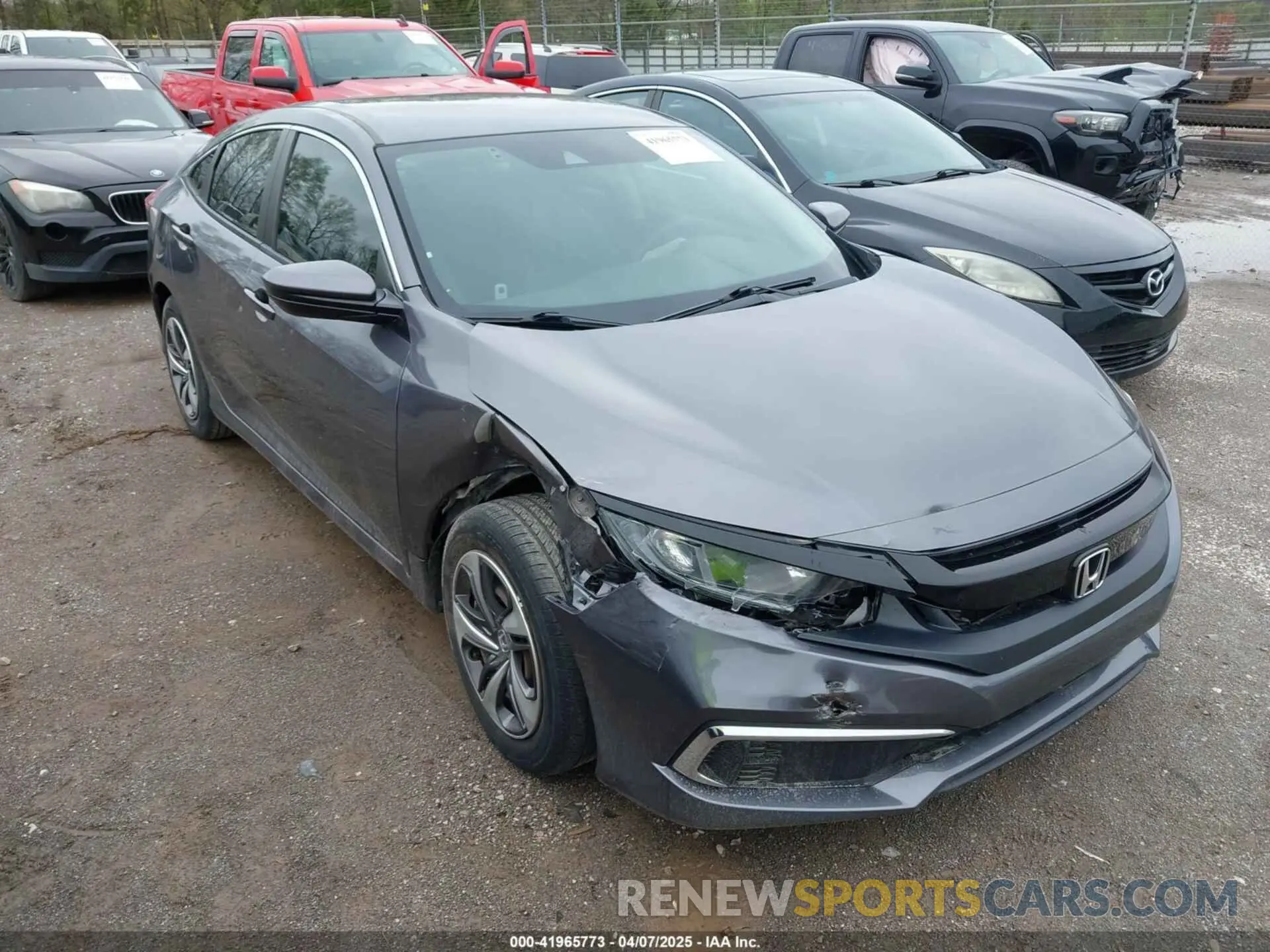 6 Photograph of a damaged car 19XFC2F63KE041449 HONDA CIVIC 2019