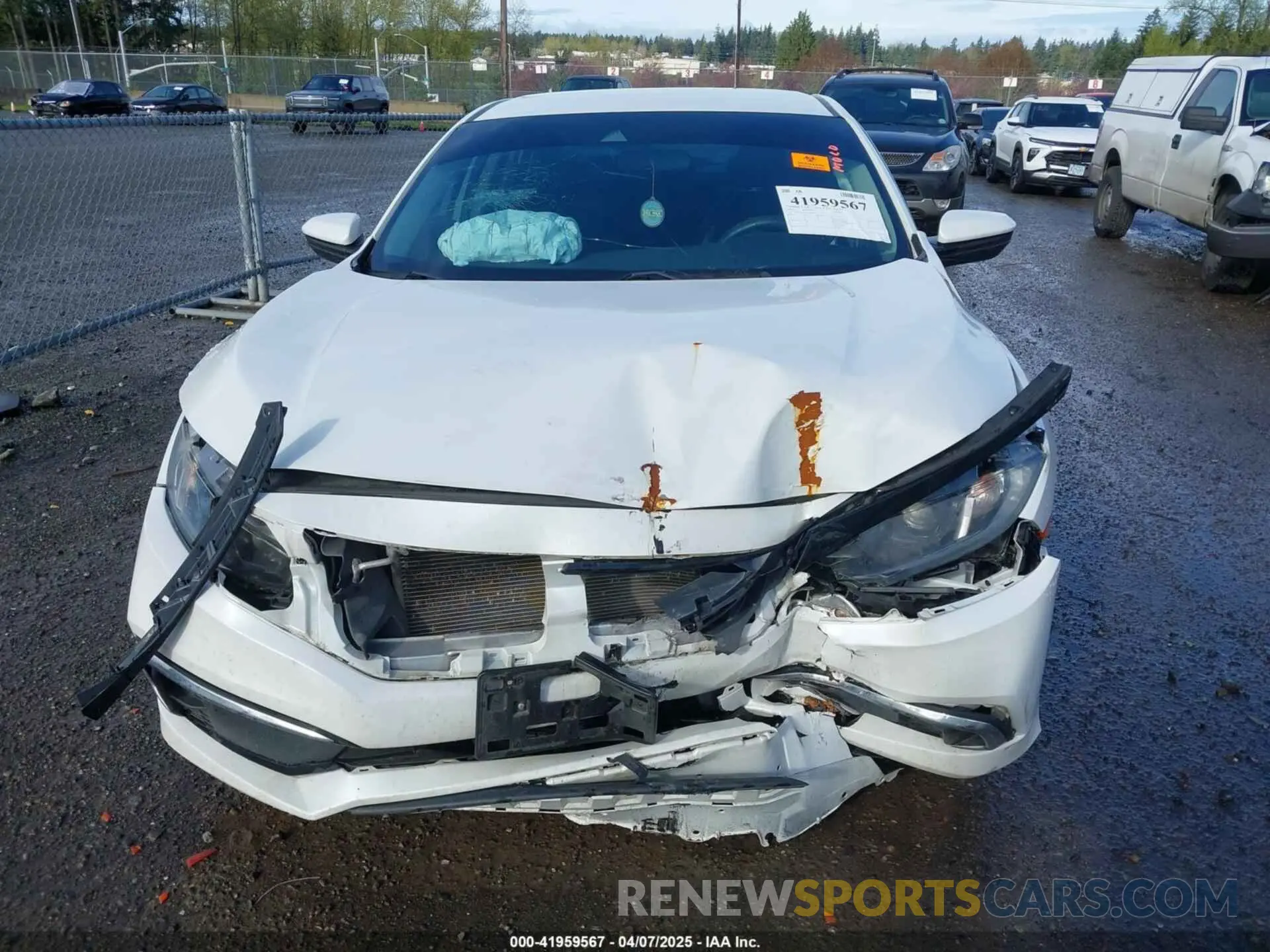 12 Photograph of a damaged car 19XFC2F63KE208733 HONDA CIVIC 2019