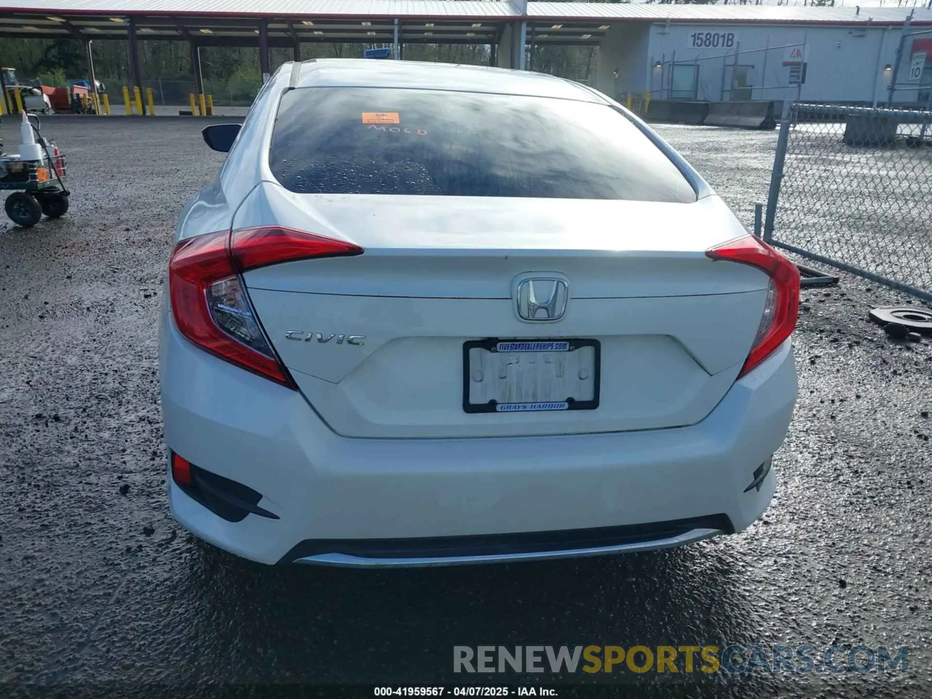 16 Photograph of a damaged car 19XFC2F63KE208733 HONDA CIVIC 2019