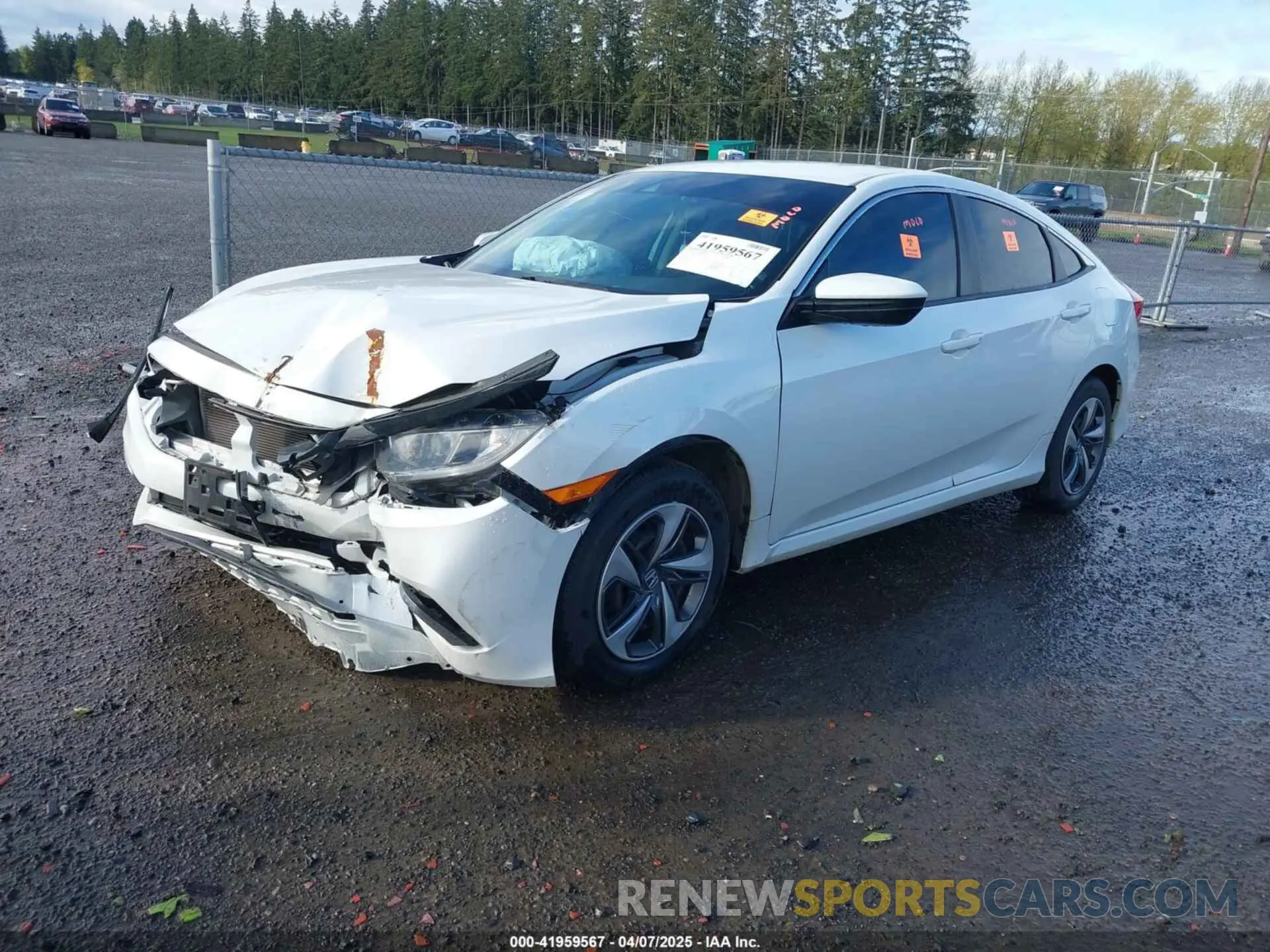 2 Photograph of a damaged car 19XFC2F63KE208733 HONDA CIVIC 2019