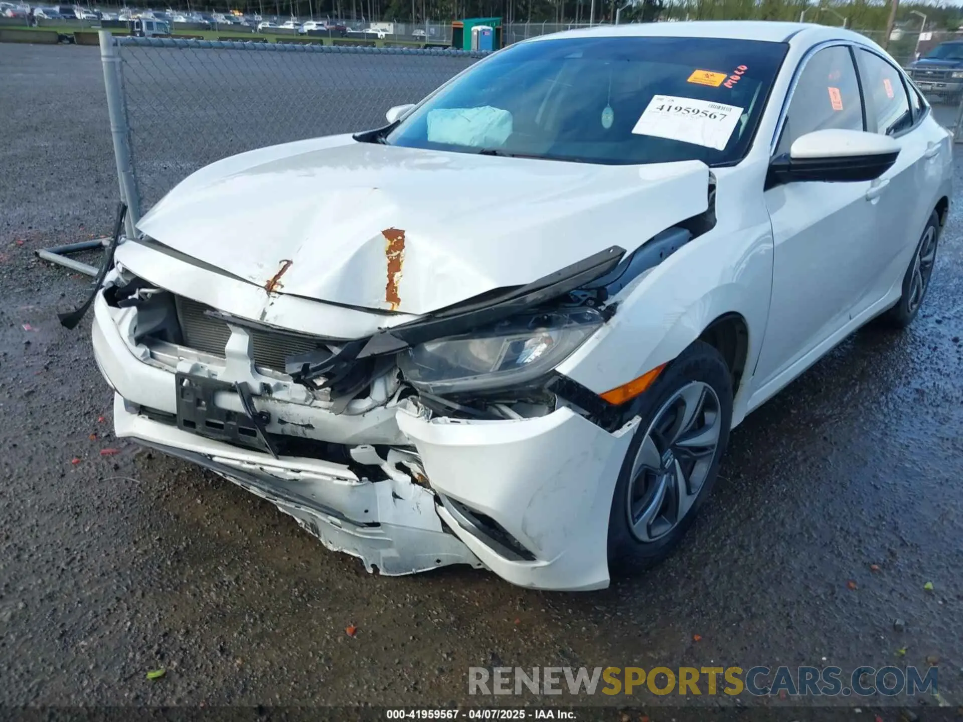 6 Photograph of a damaged car 19XFC2F63KE208733 HONDA CIVIC 2019