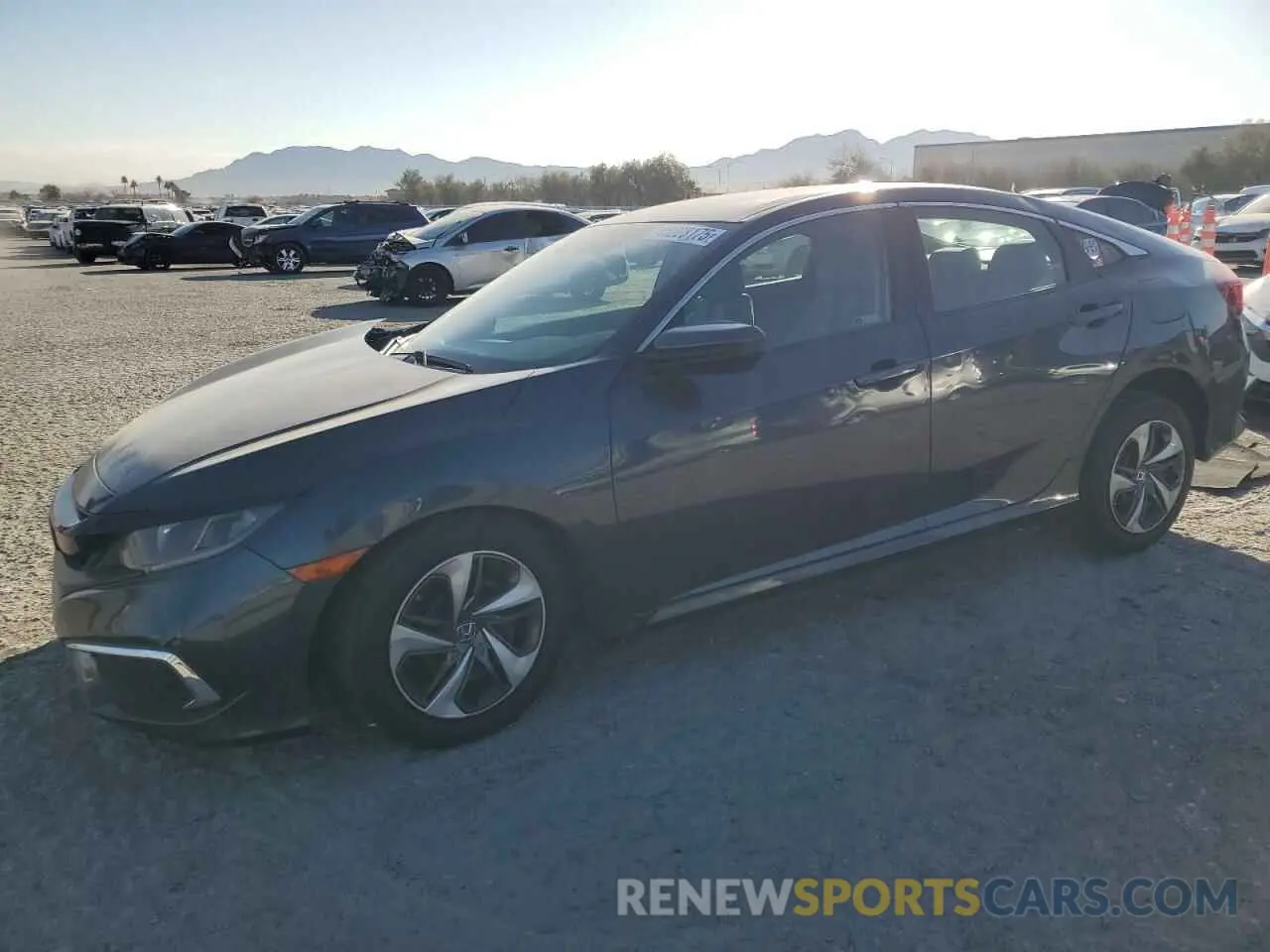1 Photograph of a damaged car 19XFC2F64KE003891 HONDA CIVIC 2019
