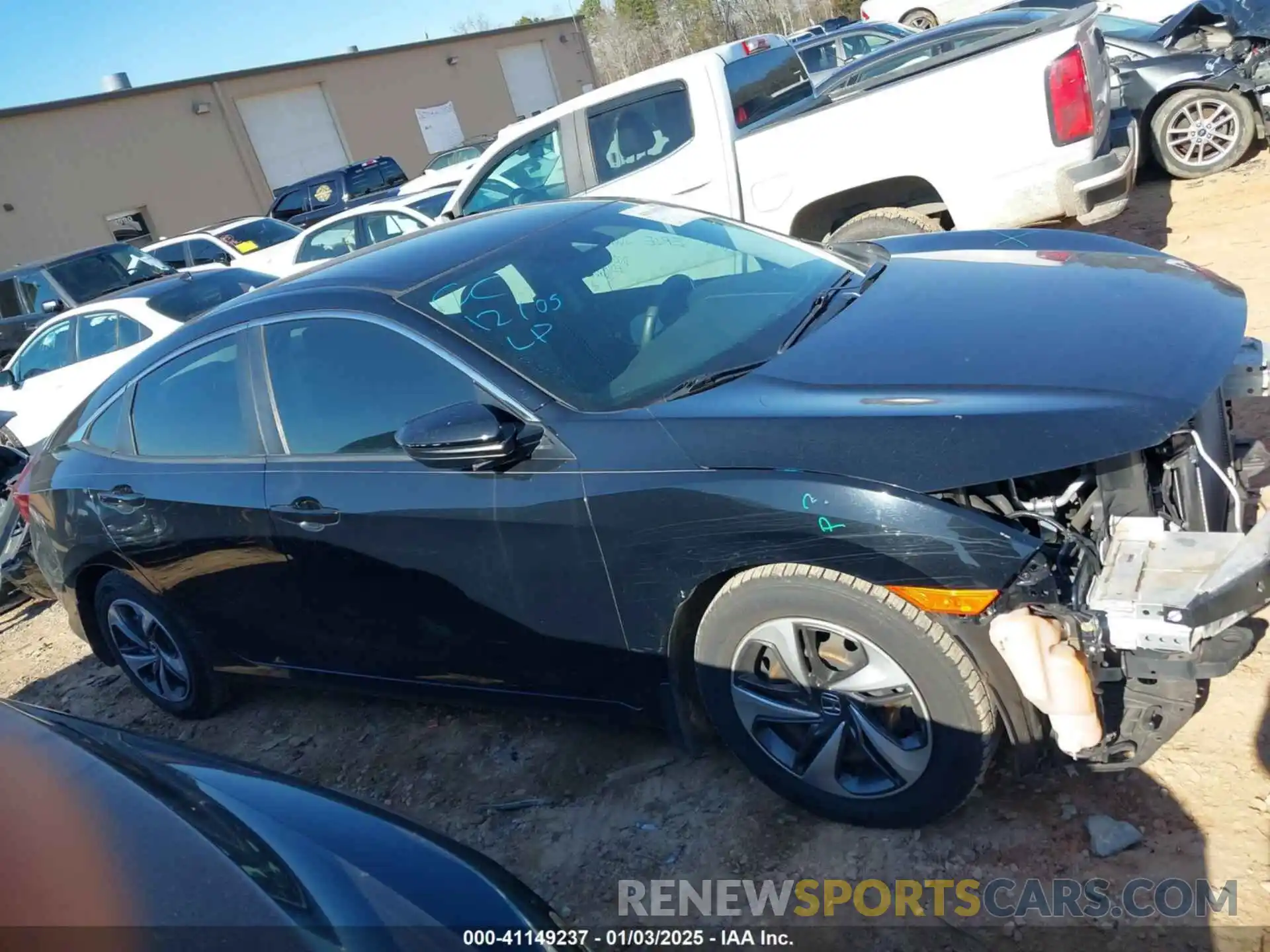 14 Photograph of a damaged car 19XFC2F64KE007102 HONDA CIVIC 2019