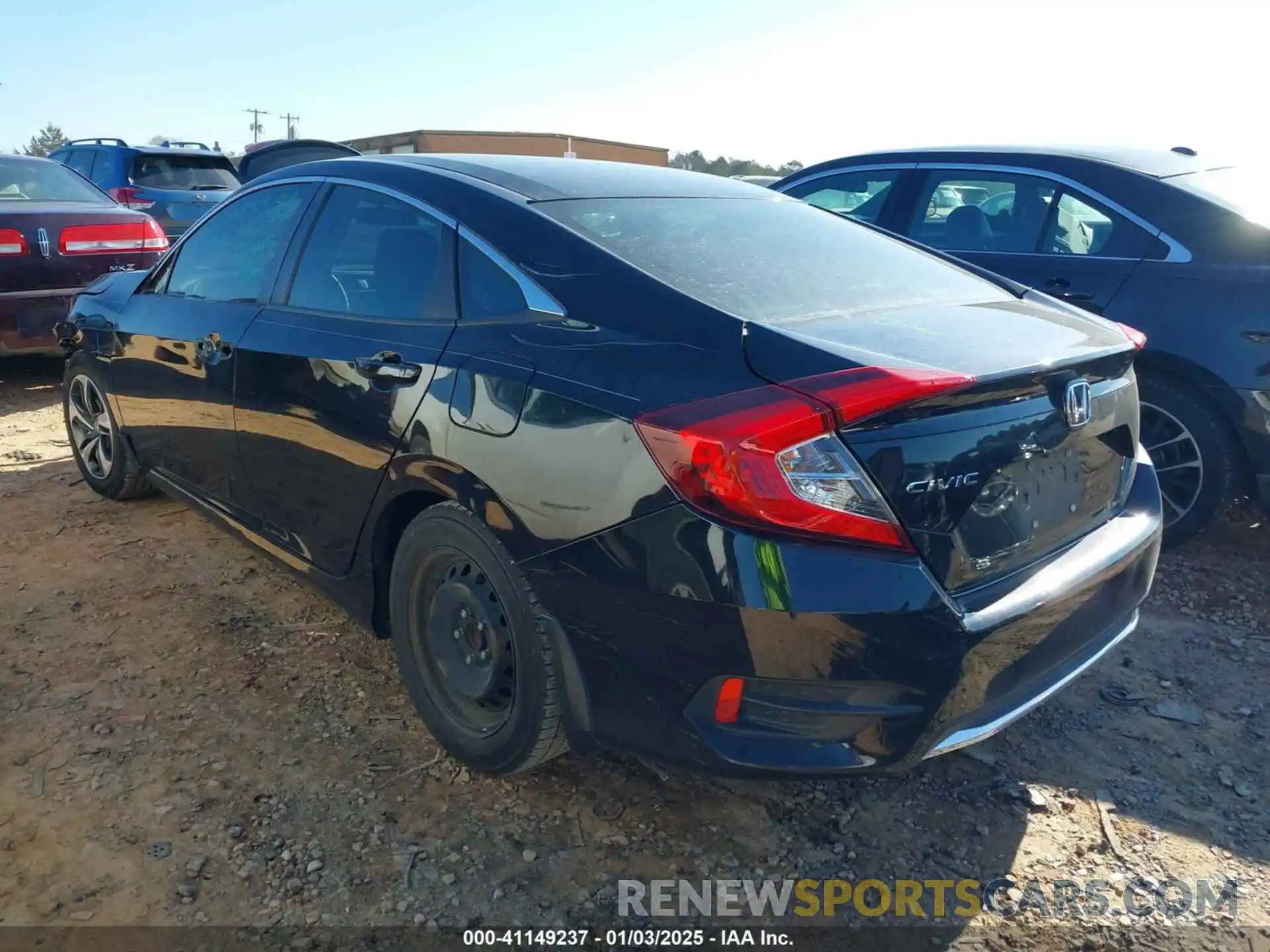 3 Photograph of a damaged car 19XFC2F64KE007102 HONDA CIVIC 2019