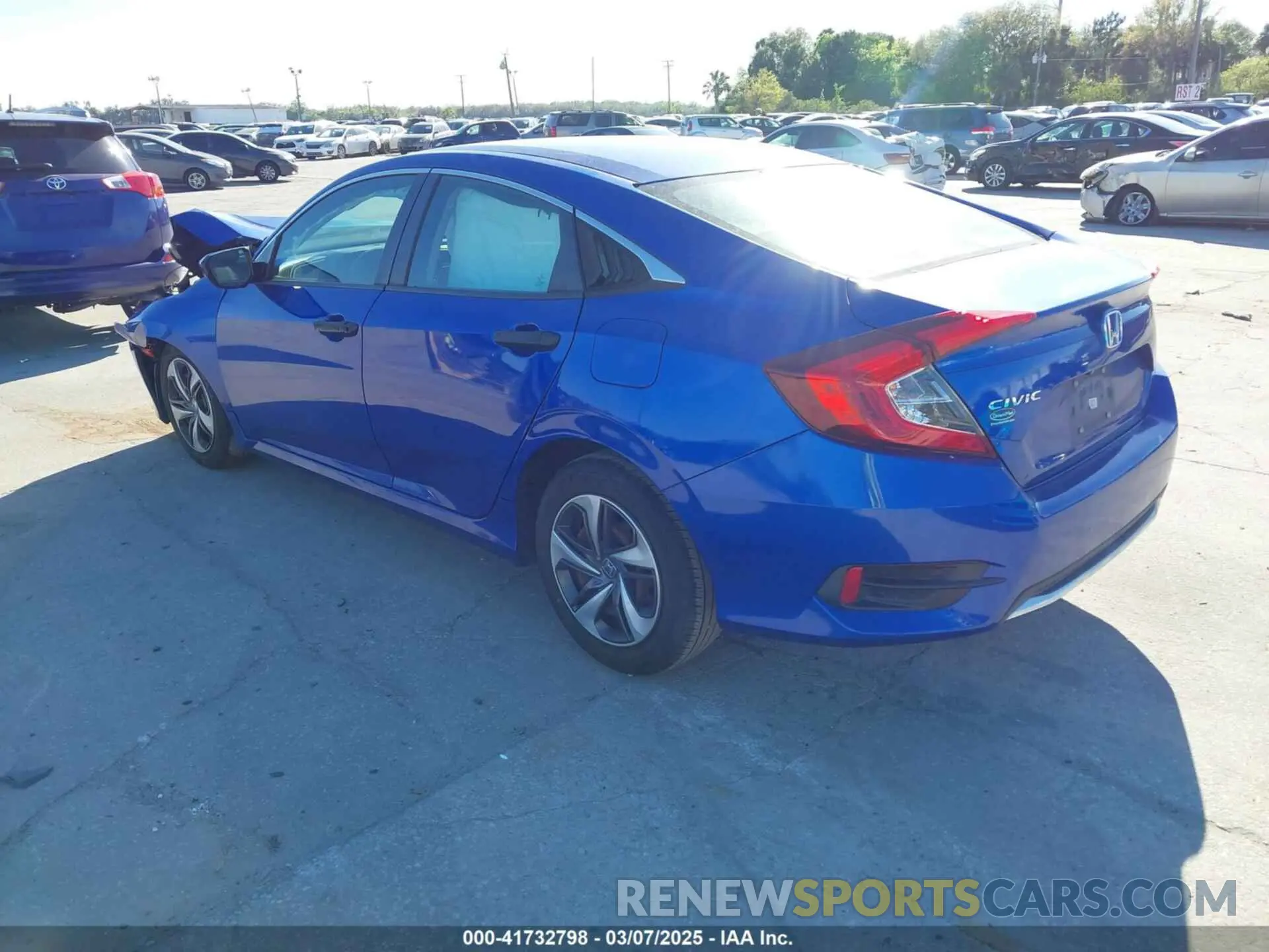 3 Photograph of a damaged car 19XFC2F64KE007245 HONDA CIVIC 2019