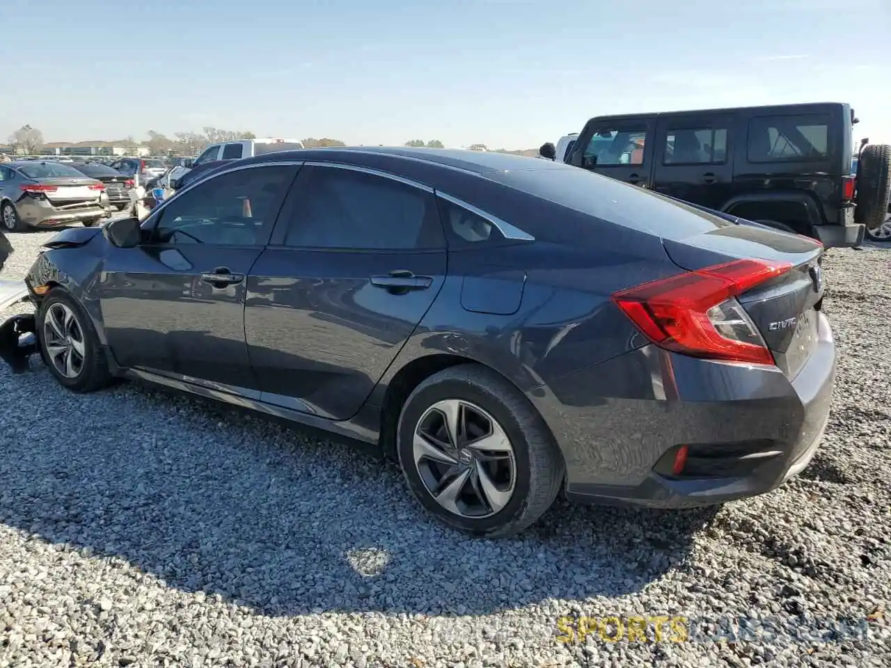 2 Photograph of a damaged car 19XFC2F64KE013465 HONDA CIVIC 2019