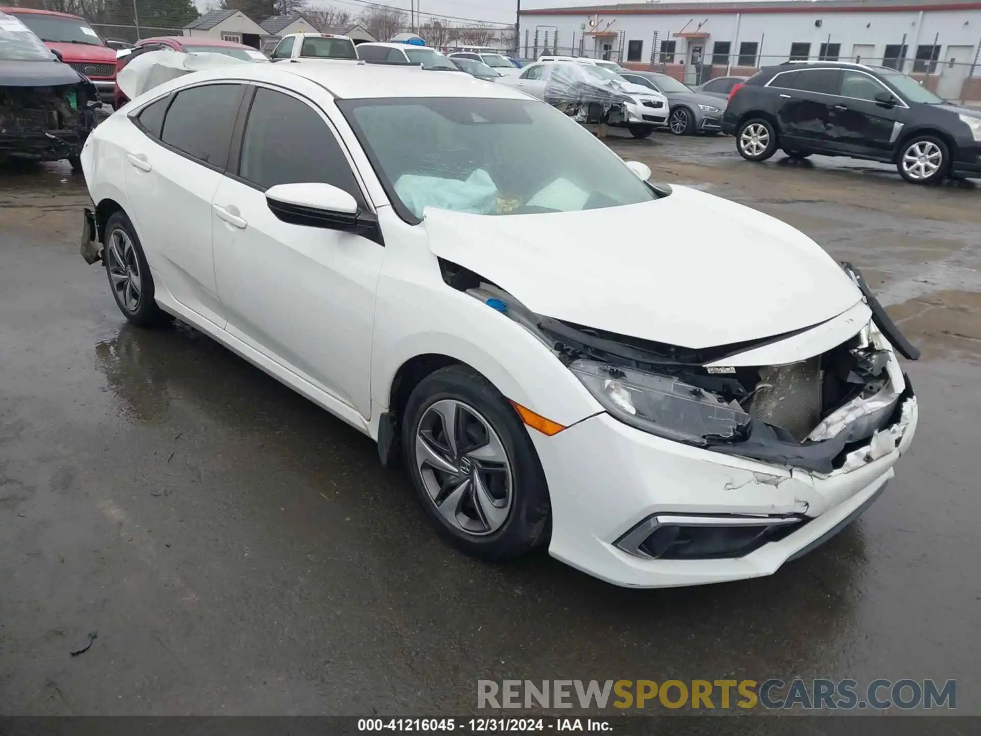 1 Photograph of a damaged car 19XFC2F64KE014924 HONDA CIVIC 2019