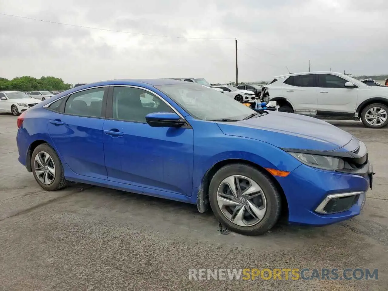 4 Photograph of a damaged car 19XFC2F64KE018486 HONDA CIVIC 2019