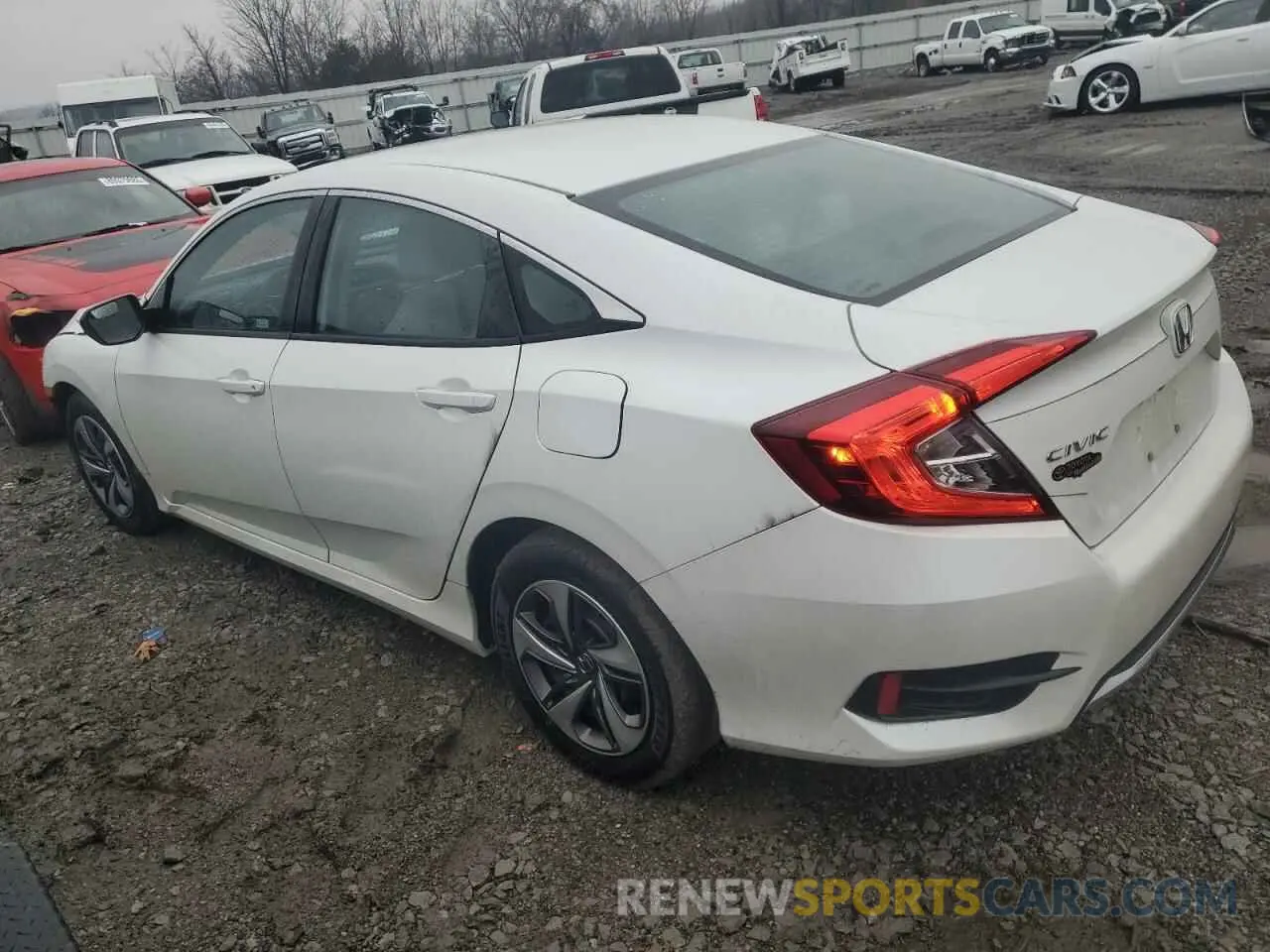2 Photograph of a damaged car 19XFC2F64KE018889 HONDA CIVIC 2019