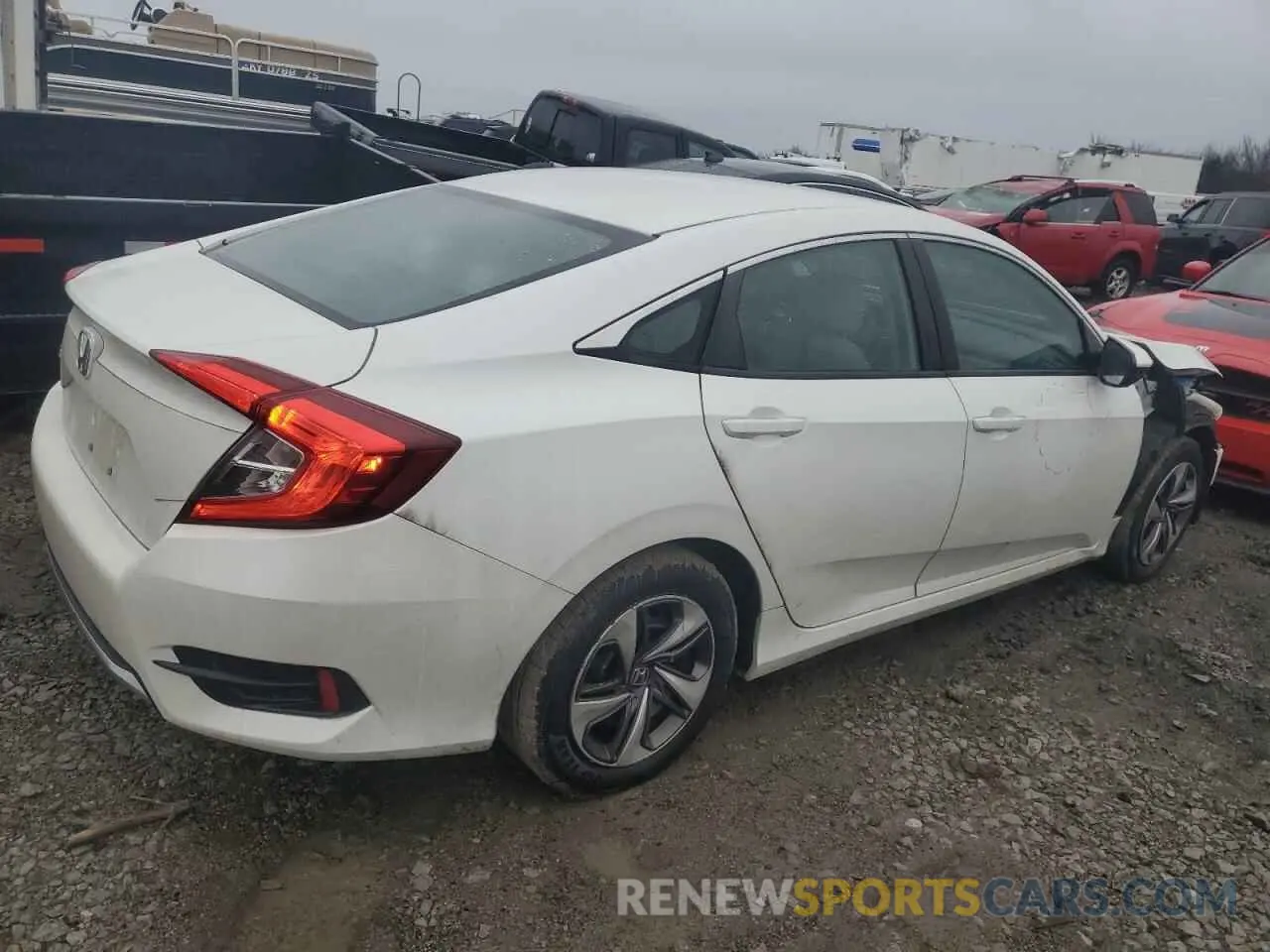 3 Photograph of a damaged car 19XFC2F64KE018889 HONDA CIVIC 2019