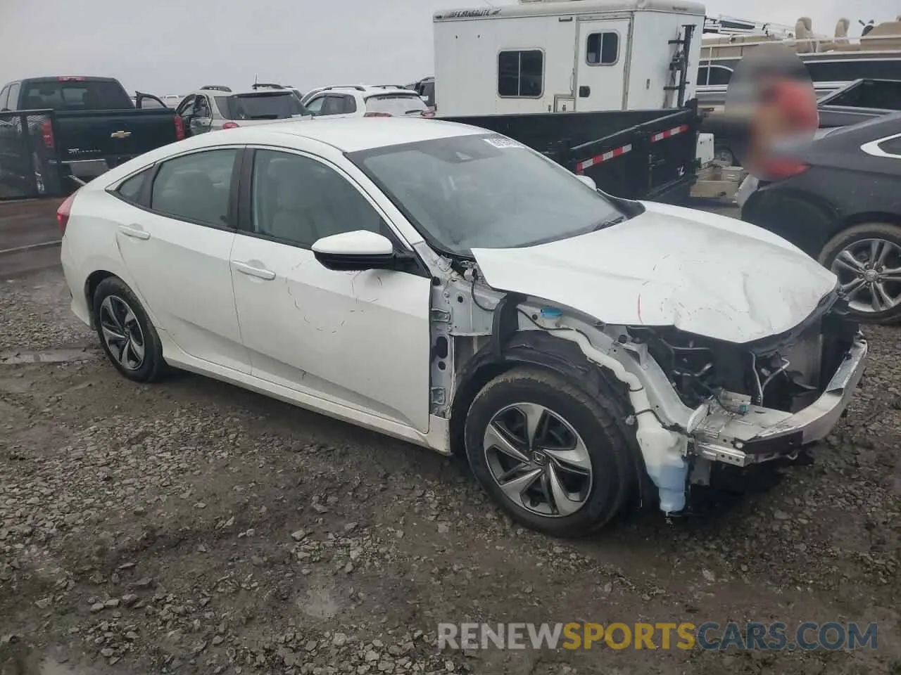 4 Photograph of a damaged car 19XFC2F64KE018889 HONDA CIVIC 2019