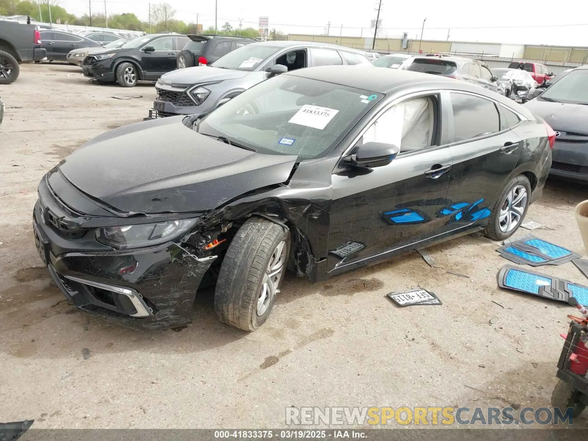 2 Photograph of a damaged car 19XFC2F64KE024272 HONDA CIVIC 2019