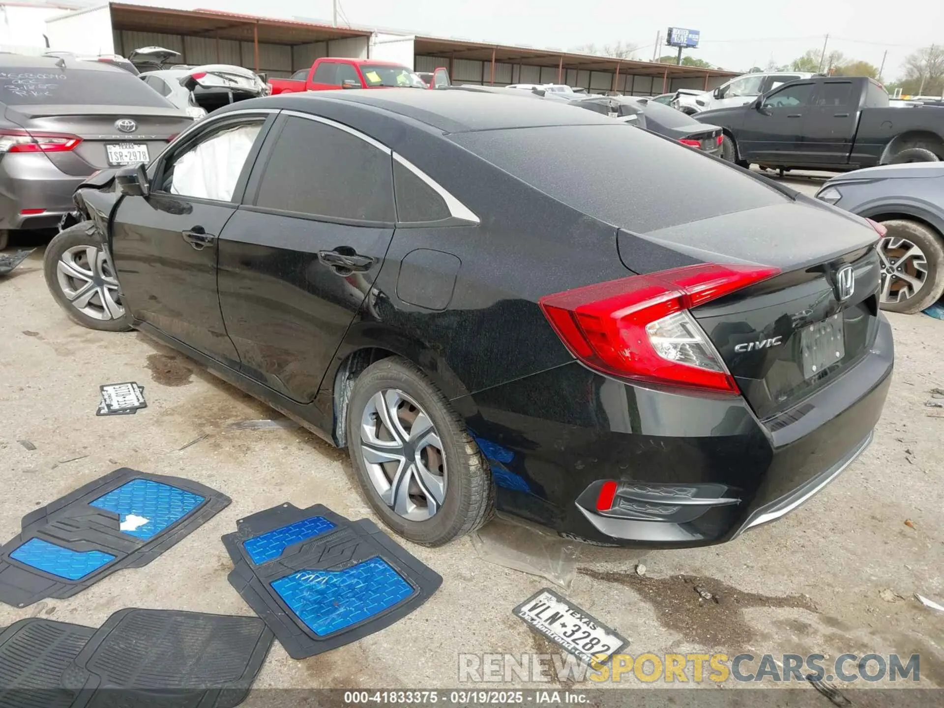 3 Photograph of a damaged car 19XFC2F64KE024272 HONDA CIVIC 2019
