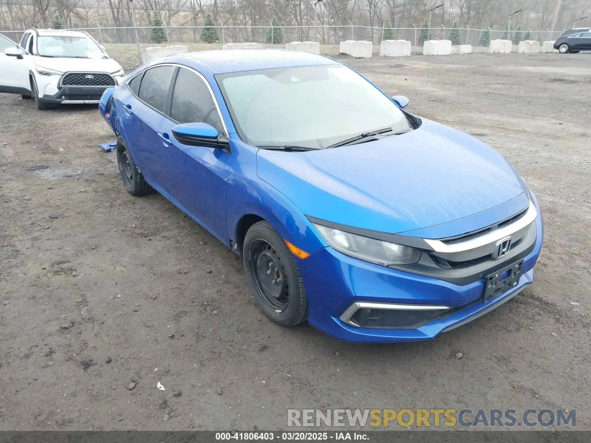 1 Photograph of a damaged car 19XFC2F64KE029682 HONDA CIVIC 2019
