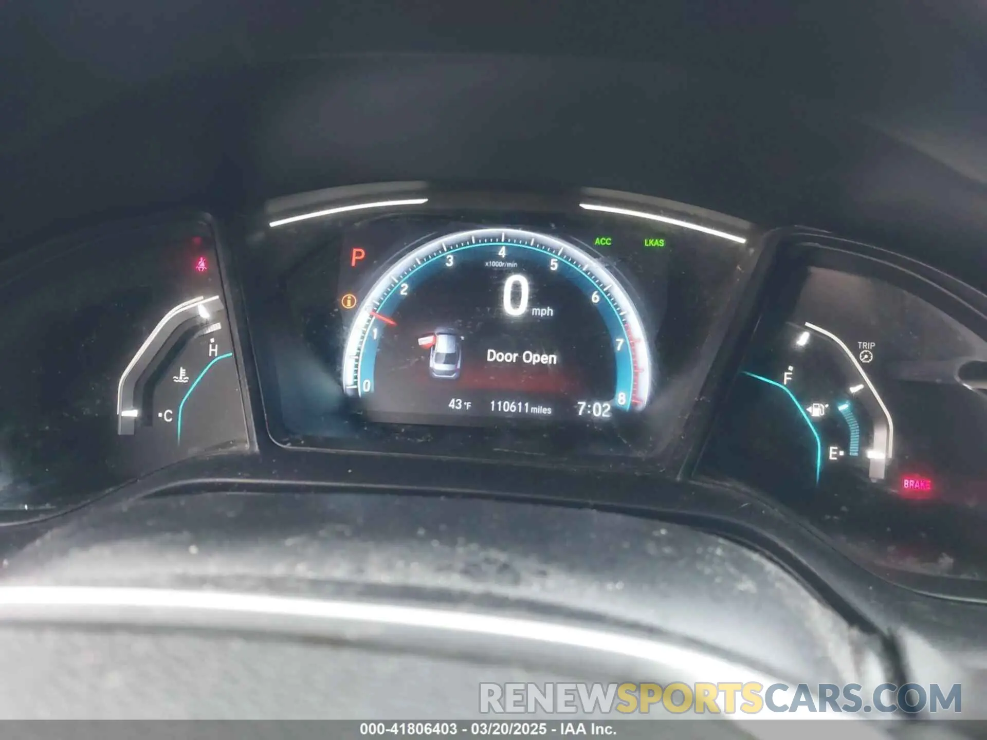 7 Photograph of a damaged car 19XFC2F64KE029682 HONDA CIVIC 2019