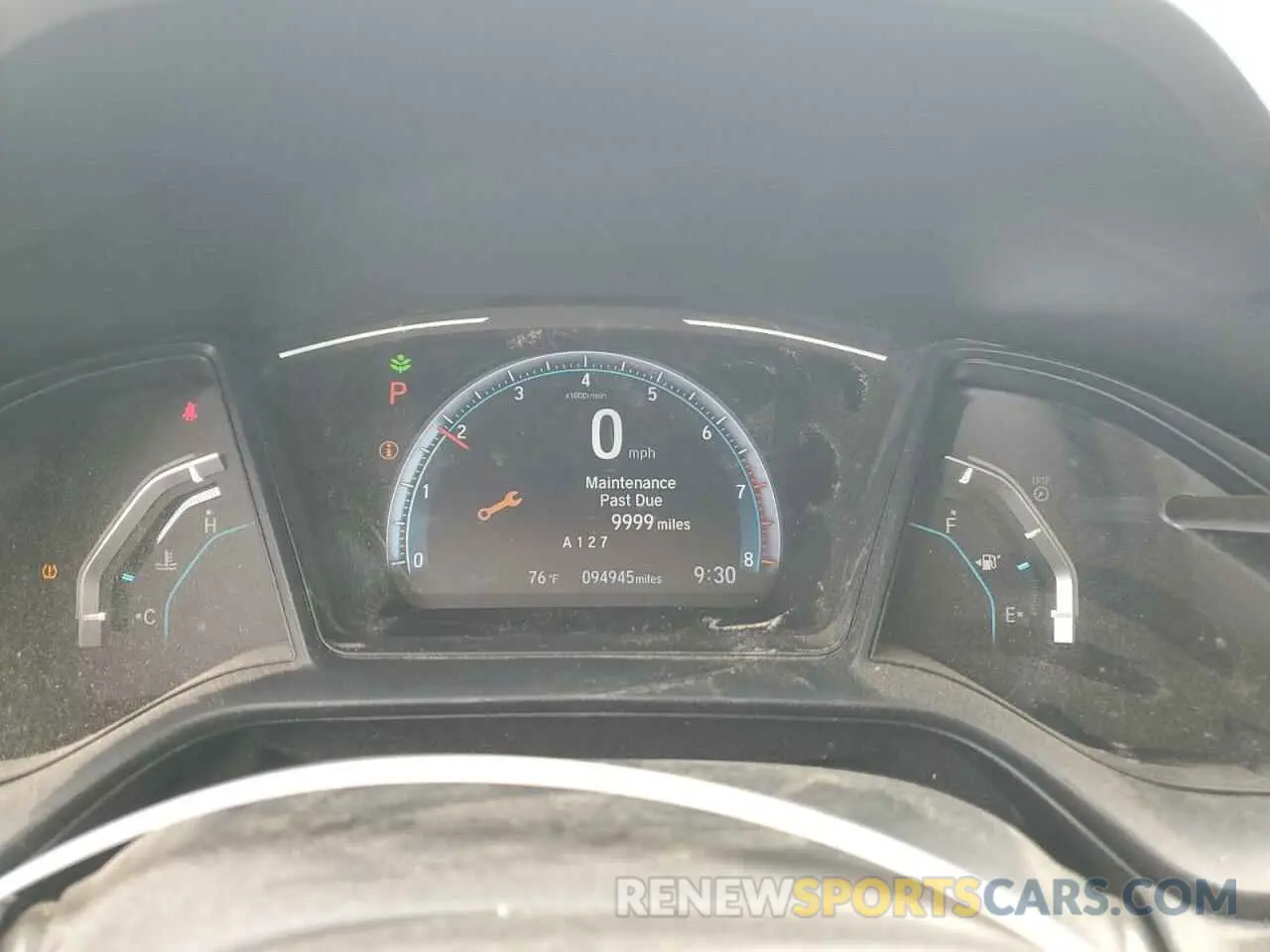 9 Photograph of a damaged car 19XFC2F64KE037944 HONDA CIVIC 2019