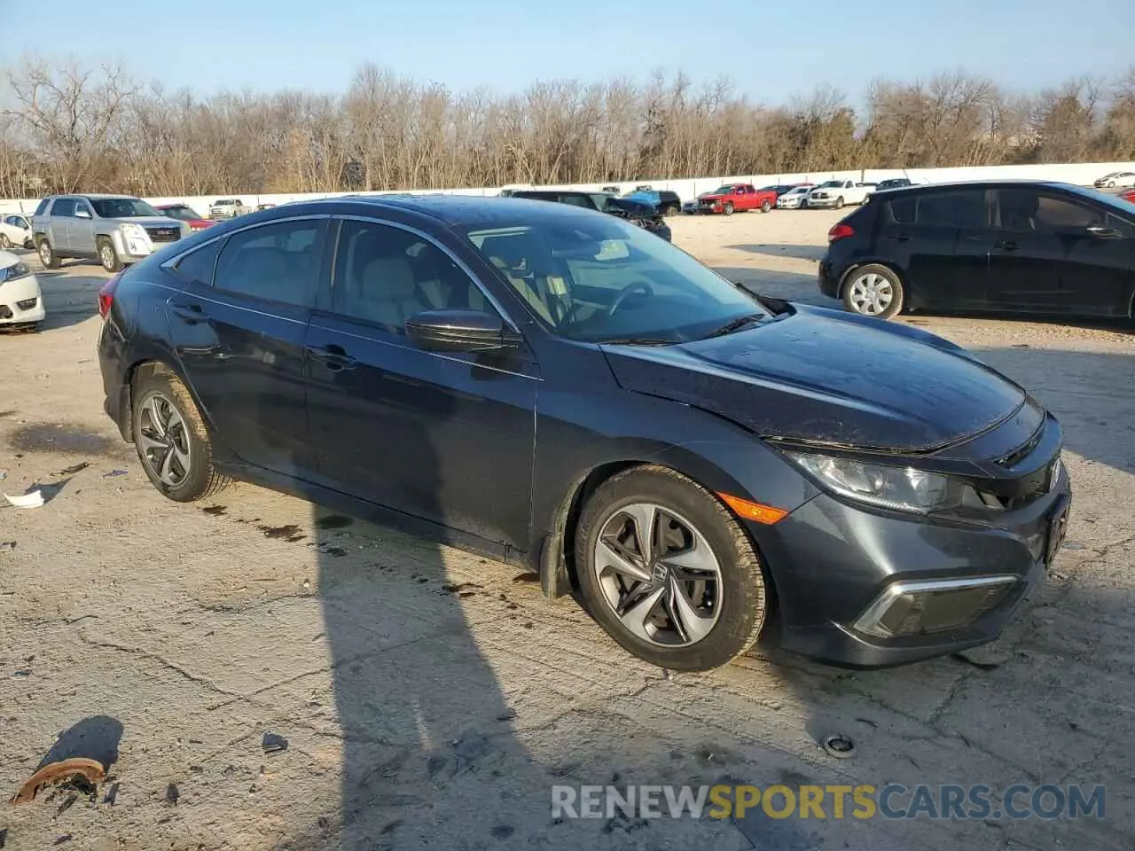 4 Photograph of a damaged car 19XFC2F64KE041380 HONDA CIVIC 2019