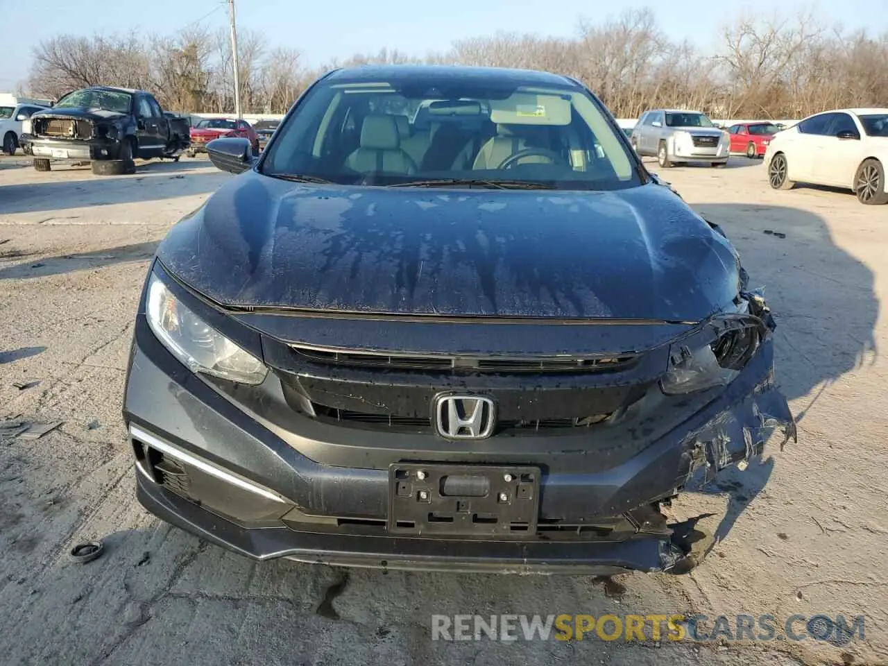 5 Photograph of a damaged car 19XFC2F64KE041380 HONDA CIVIC 2019