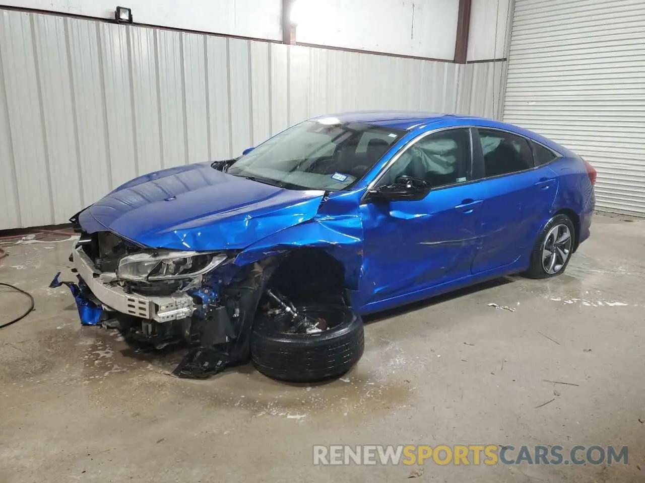 1 Photograph of a damaged car 19XFC2F64KE048877 HONDA CIVIC 2019