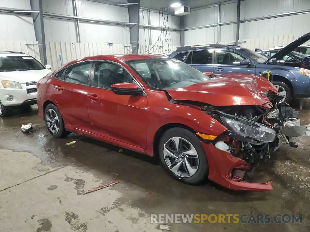 4 Photograph of a damaged car 19XFC2F64KE051052 HONDA CIVIC 2019