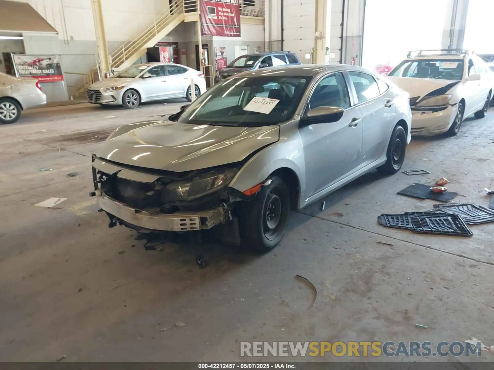 2 Photograph of a damaged car 19XFC2F64KE208210 HONDA CIVIC 2019