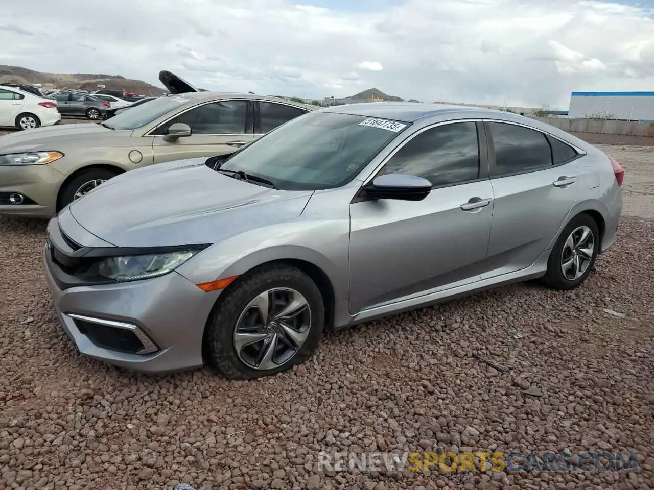 1 Photograph of a damaged car 19XFC2F64KE209938 HONDA CIVIC 2019