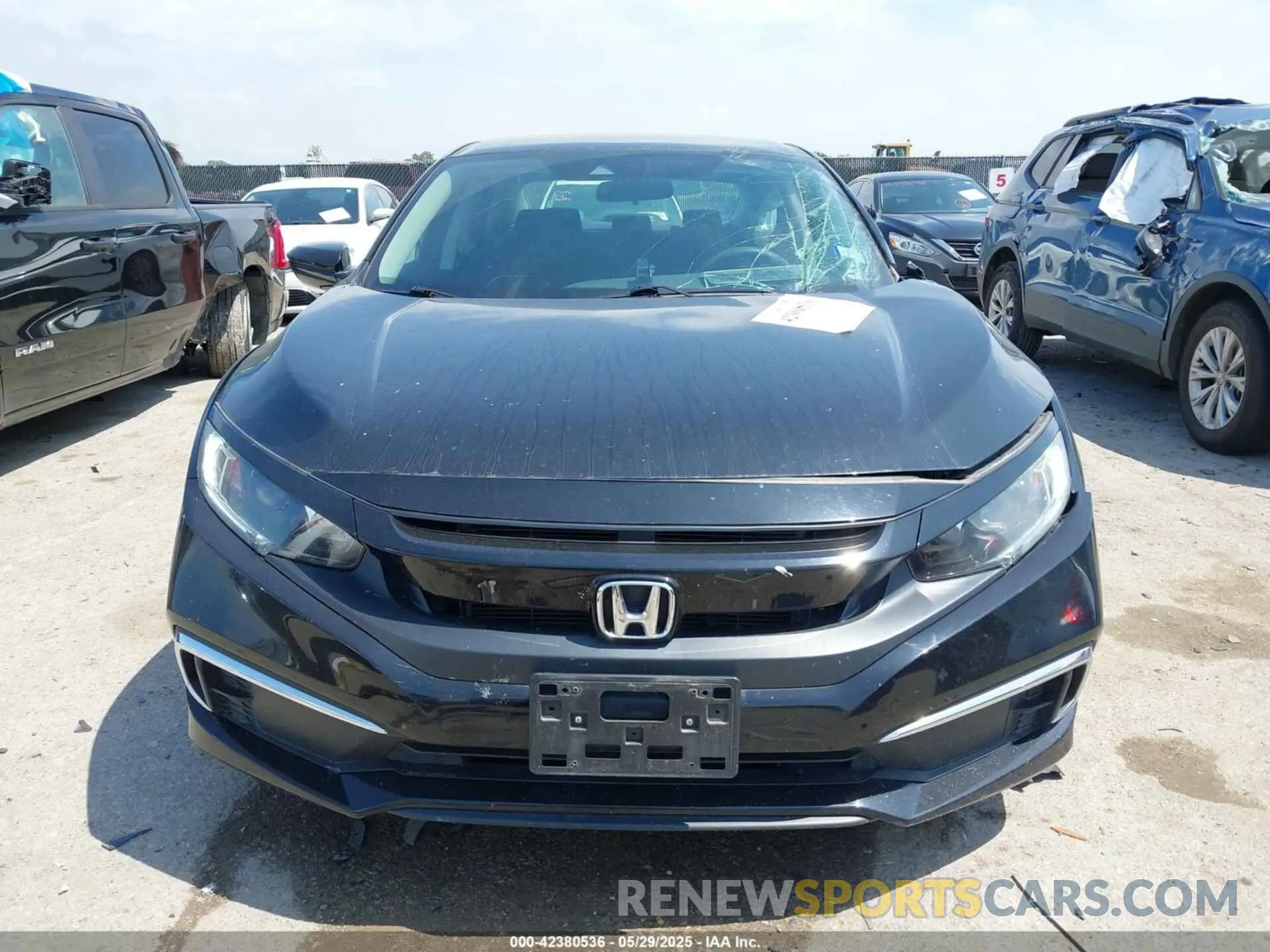 13 Photograph of a damaged car 19XFC2F65KE000658 HONDA CIVIC 2019