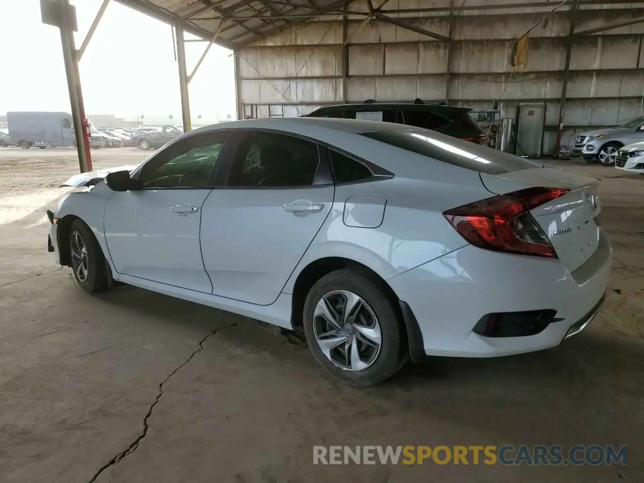 2 Photograph of a damaged car 19XFC2F65KE002121 HONDA CIVIC 2019